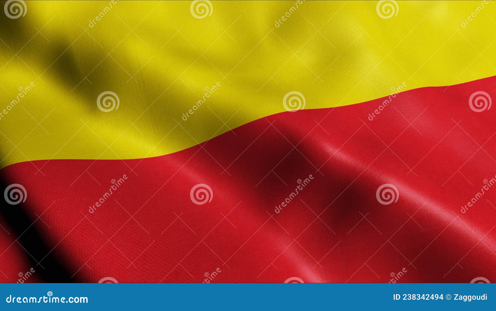 3D Waving Peru Department Flag of Lambayeque Closeup View Stock ...