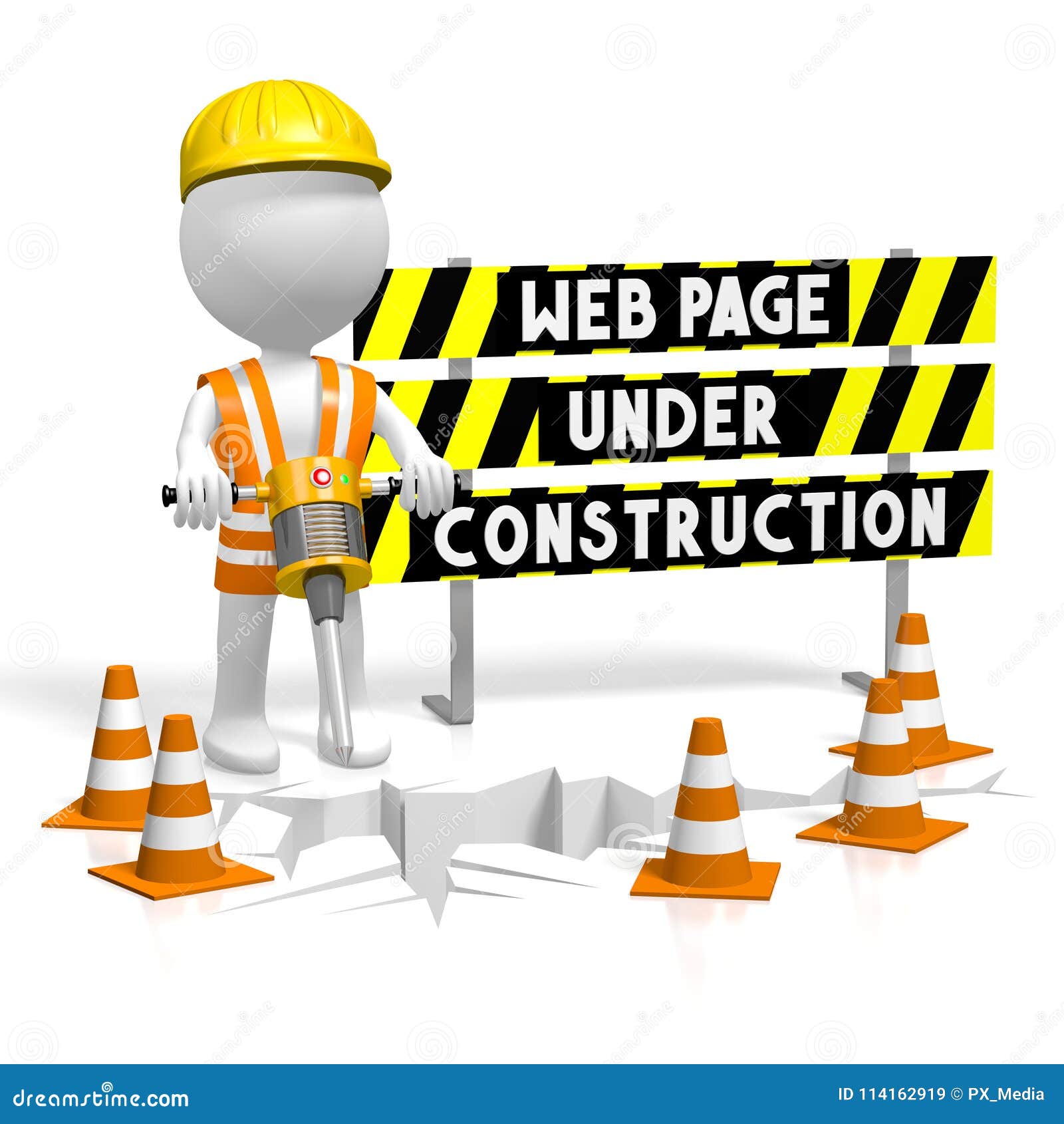3D Webpage Under Construction Concept Stock Illustration - Illustration of traffic, blocade: 114162919 3D Webpage Under Construction Concept Stock Illustration - Illustration of traffic, blocade: 114162919