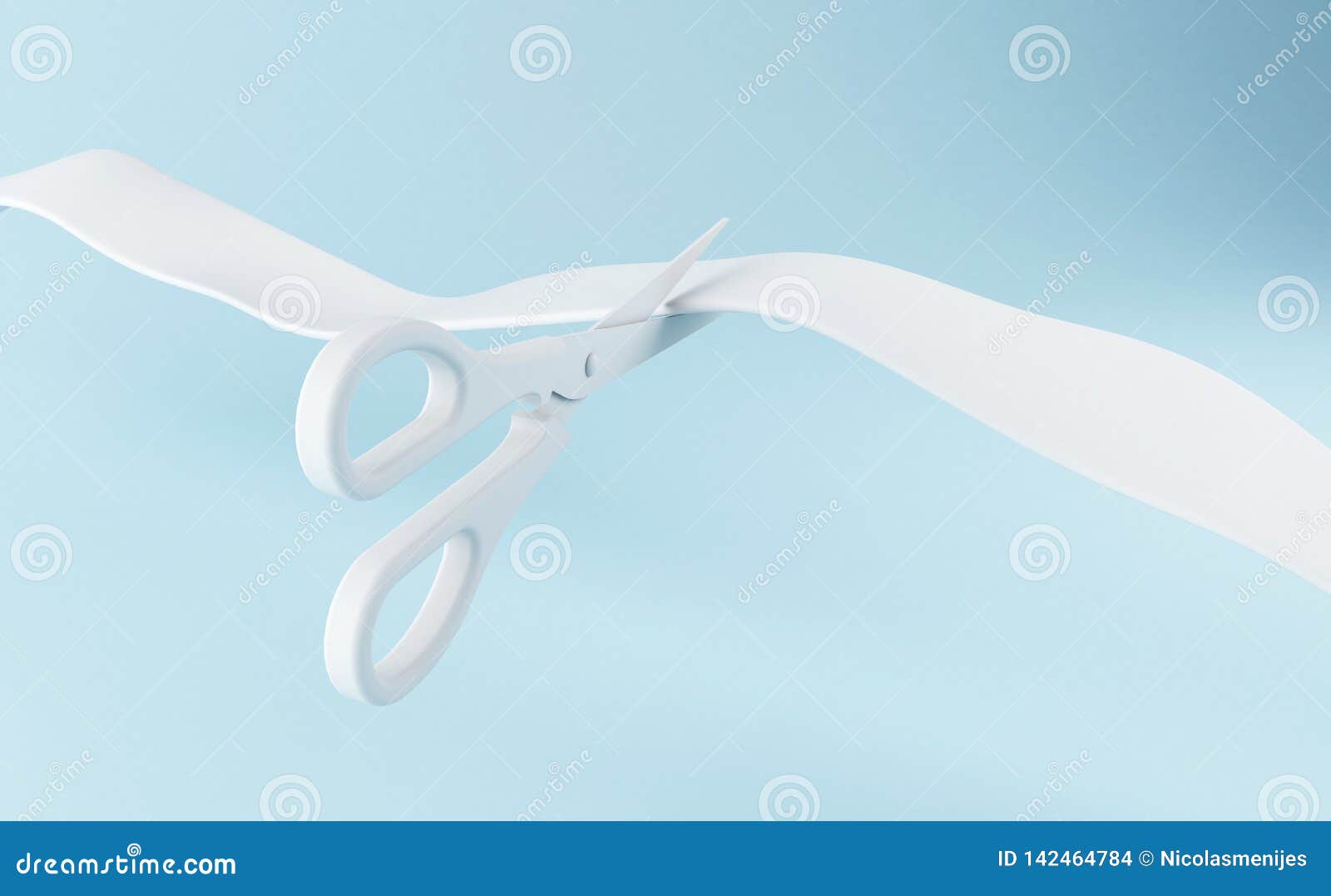 Sky Blue Ceremonial Ribbon