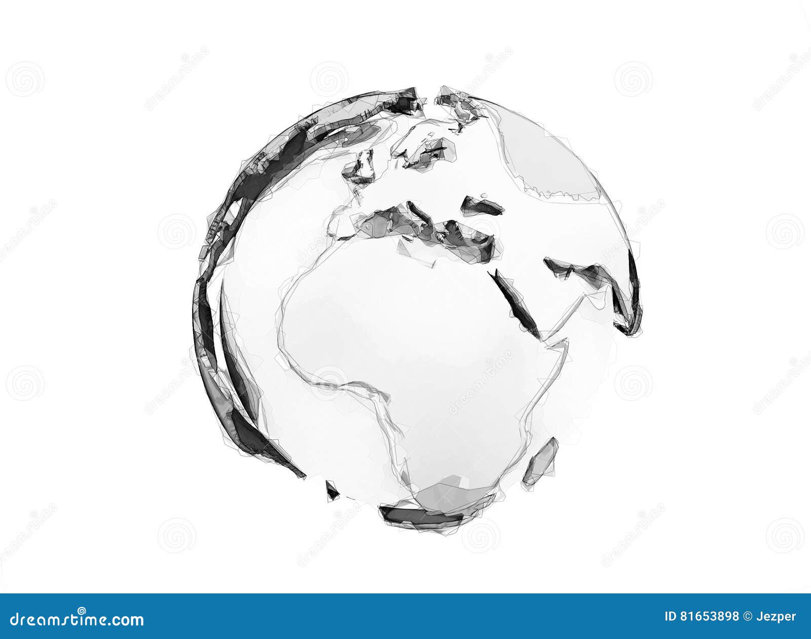 Globe Outline Drawing Vector Illustration Sketchy Stock Vector Royalty  Free 515635480  Outline drawings Globe outline Vector illustration