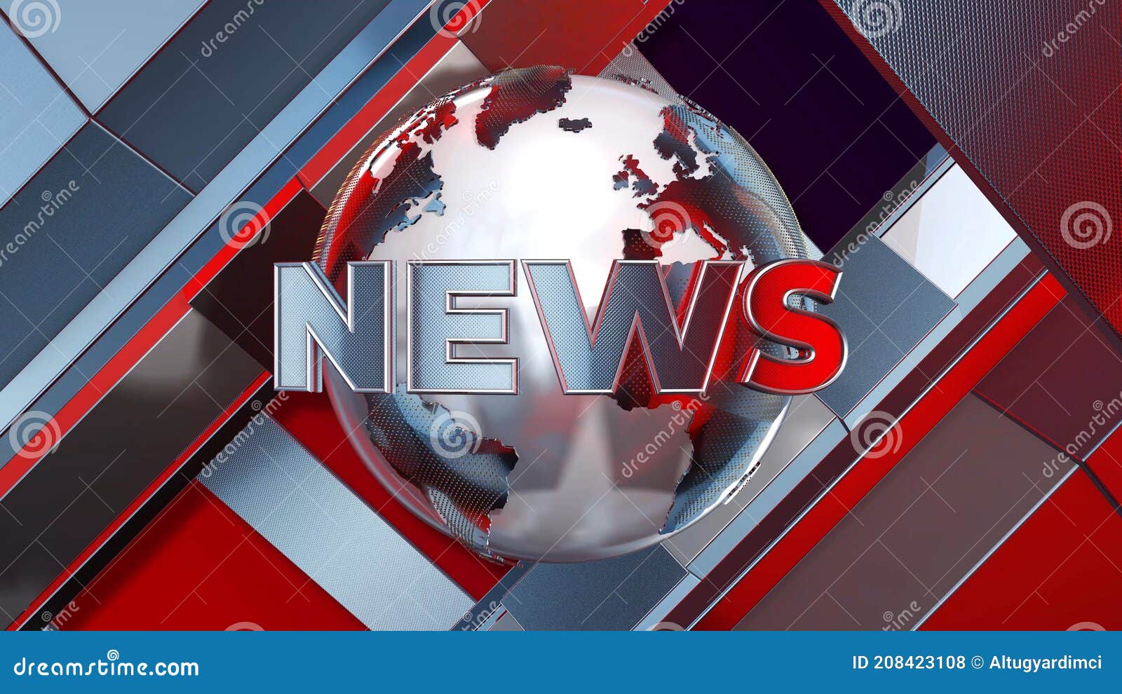 3d World News Background News Studio Background For News Report And Breaking News On World Live Report Stock Photo Image Of Illumination Virtual