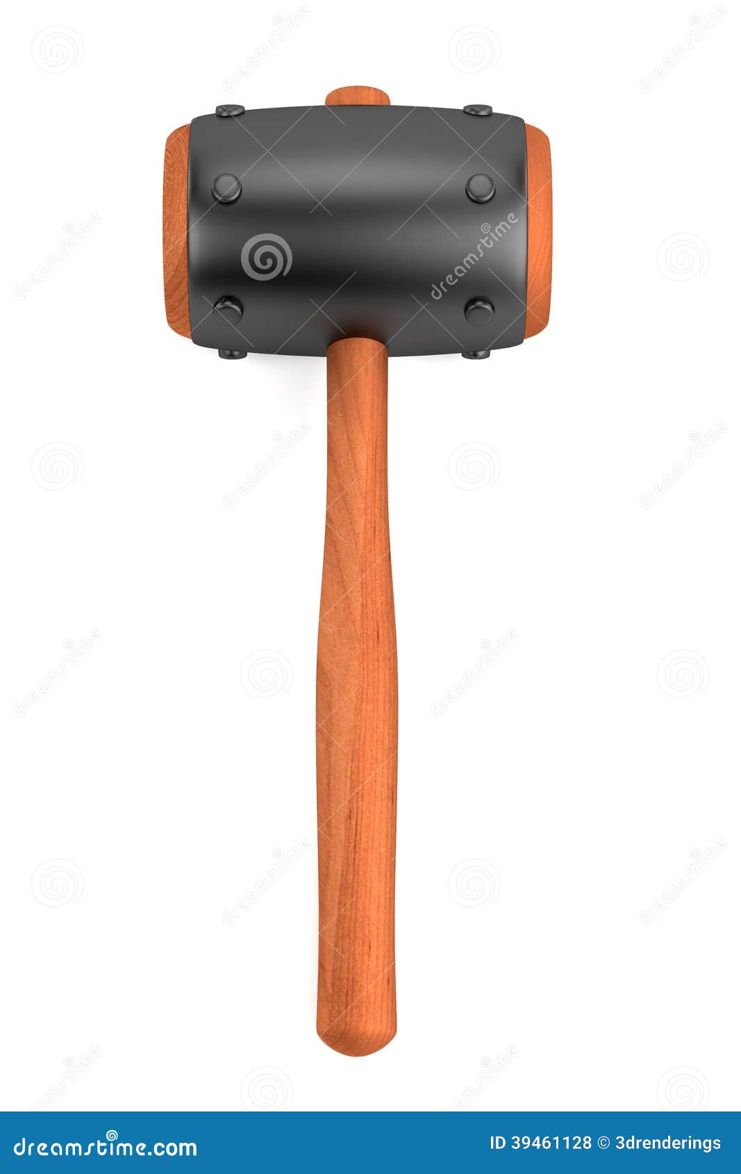 3d übertragen Vom Schmiedehammer Stock Abbildung Illustration von