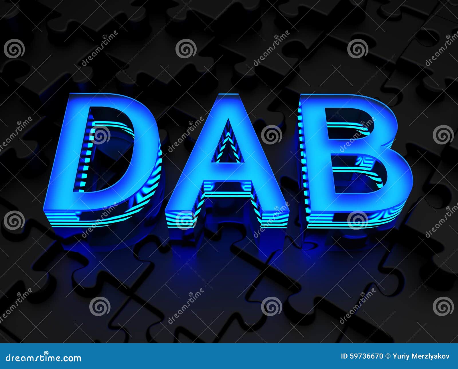 DAB (Digital Audio Broadcasting) Stock Illustration Image 59736670