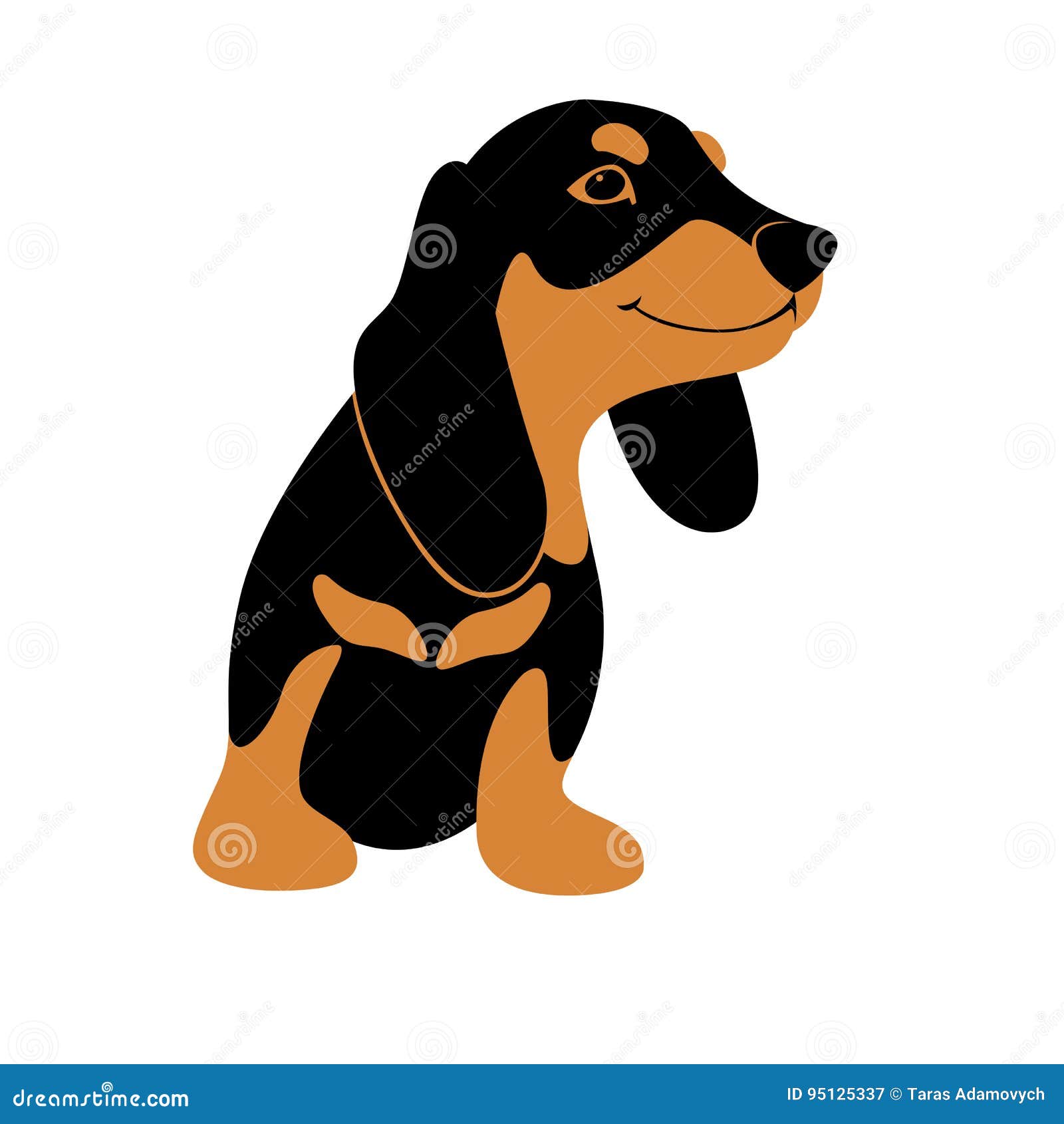 Dachshund Dog Cartoon Vector Illustration Stock Vector - Illustration of pedigree, brown: 95125337 Dachshund Dog Cartoon Vector Illustration Stock Vector - Illustration of pedigree, brown: 95125337