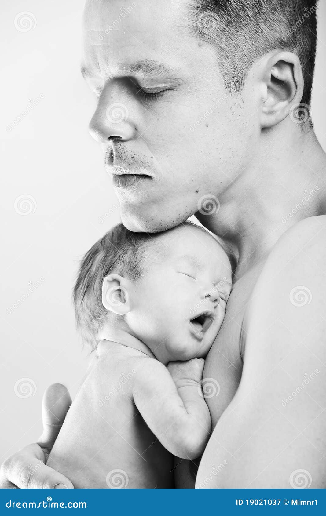 dad and baby son