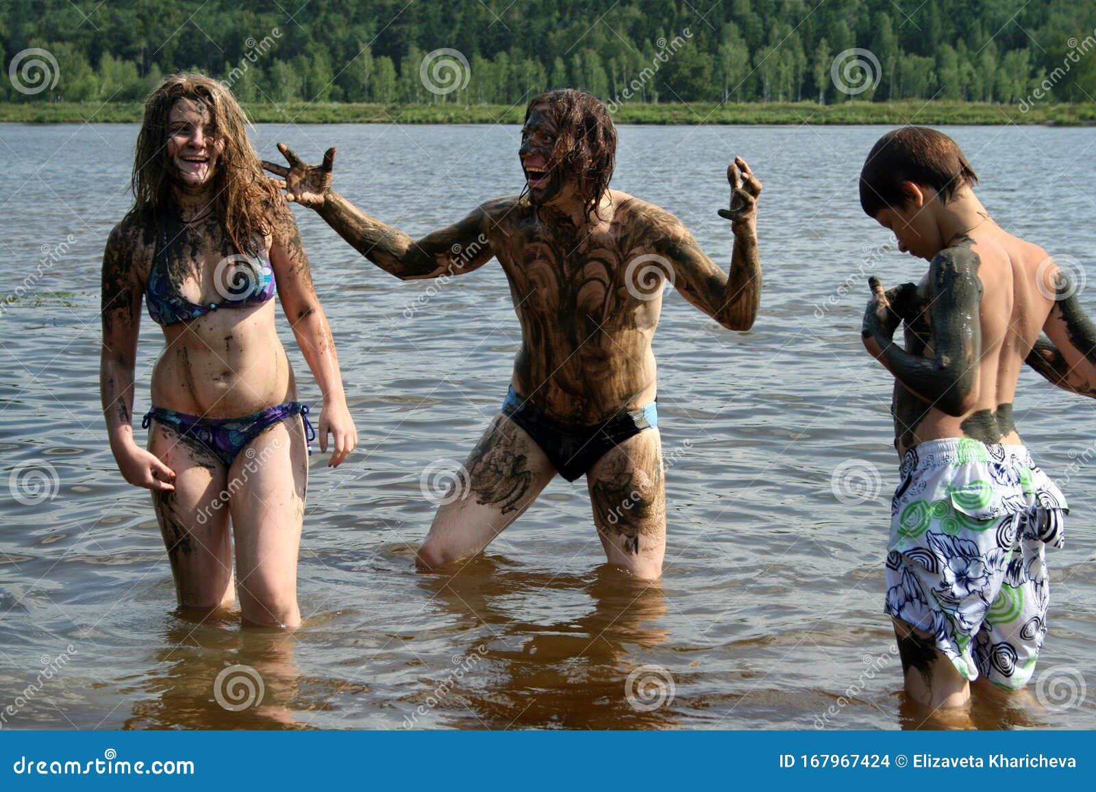 russian family Nudist  Dreamstime.com