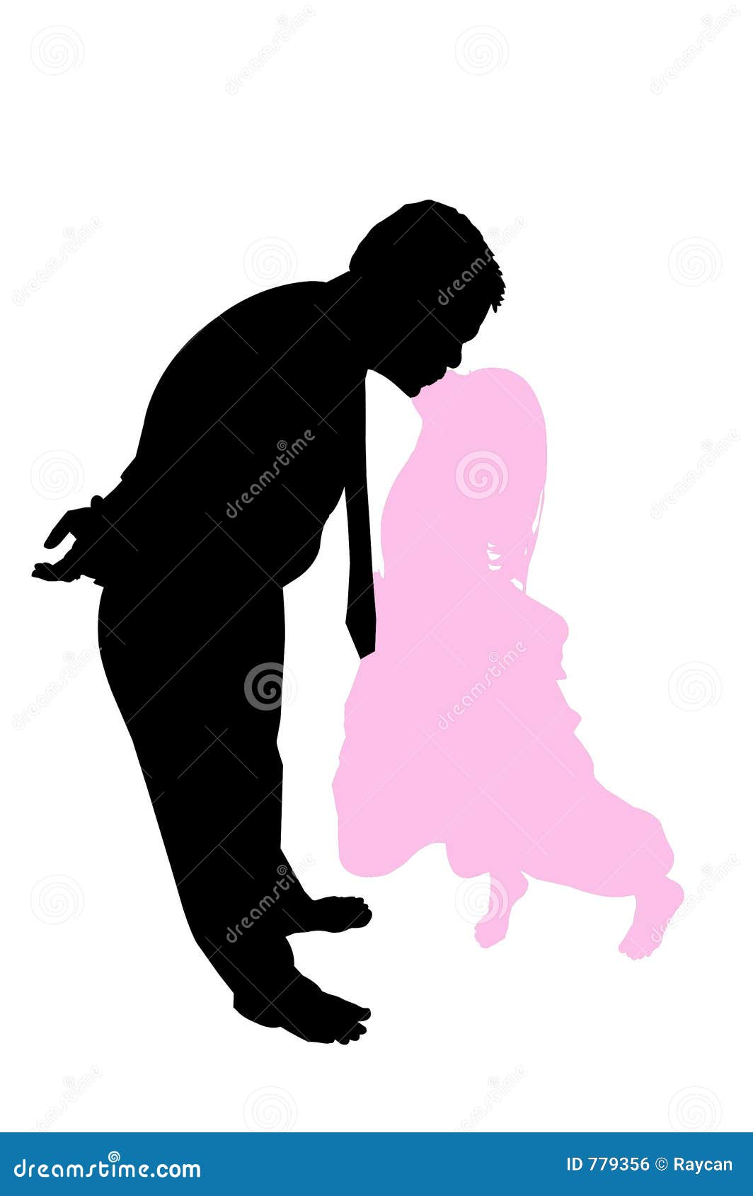 Download Daddy Kisses Royalty Free Stock Image - Image: 779356