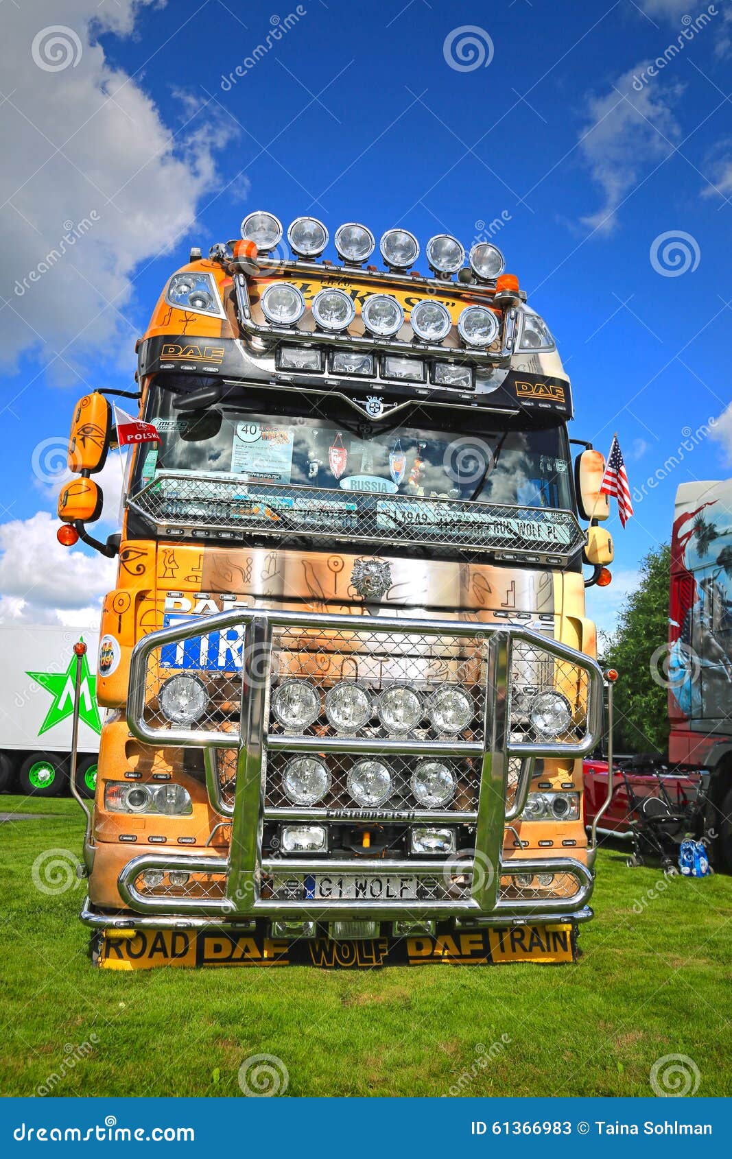 DAF 105.510 Truck Bodybuilding Light Accessories Editorial Stock Photo - Image of ancient, chrome: 61366983