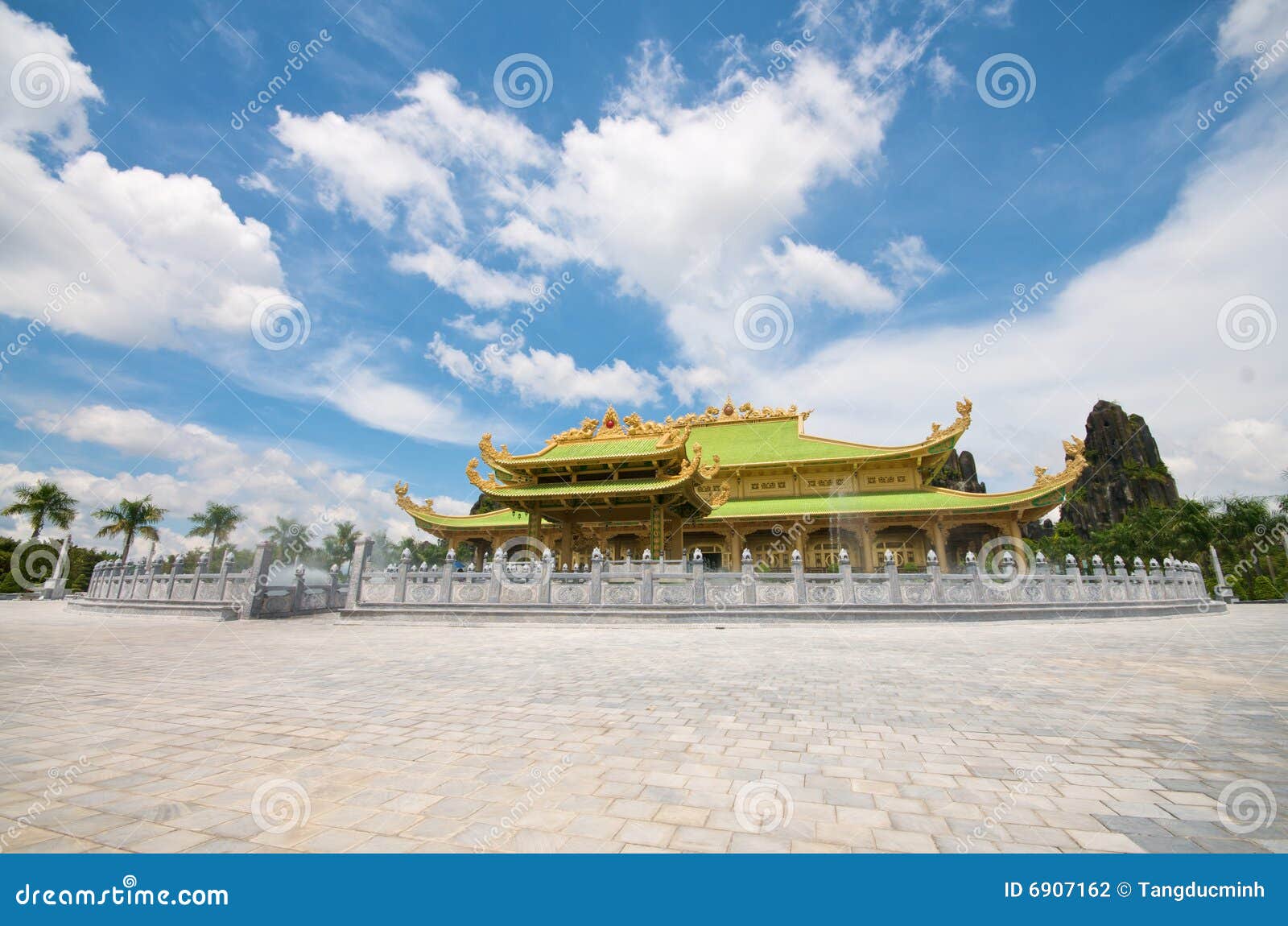Dai Nam Safari Park Dai Nam Temples And Safari Park In Stock Photo