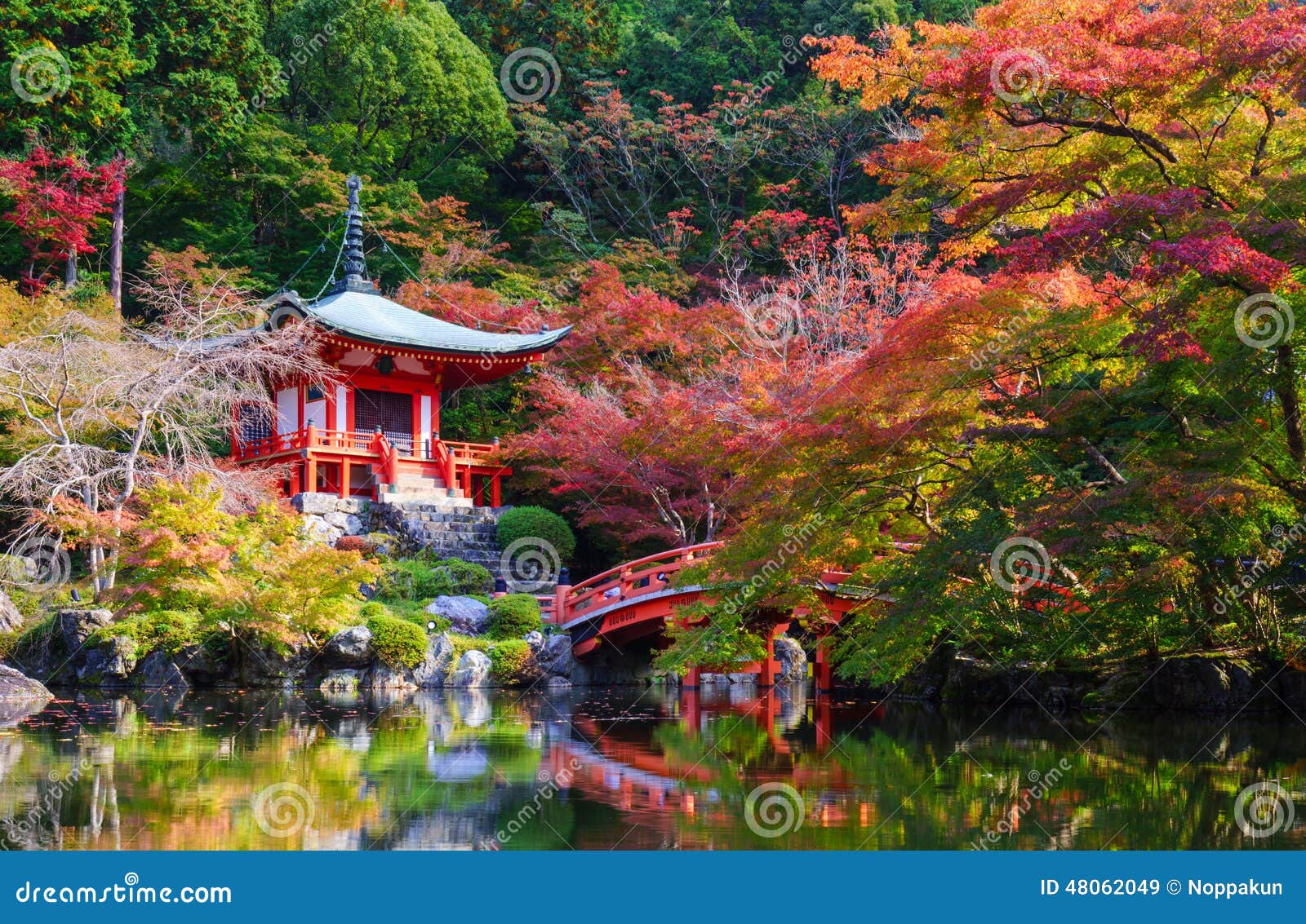 daigoji temple in autumn, kyoto, japan