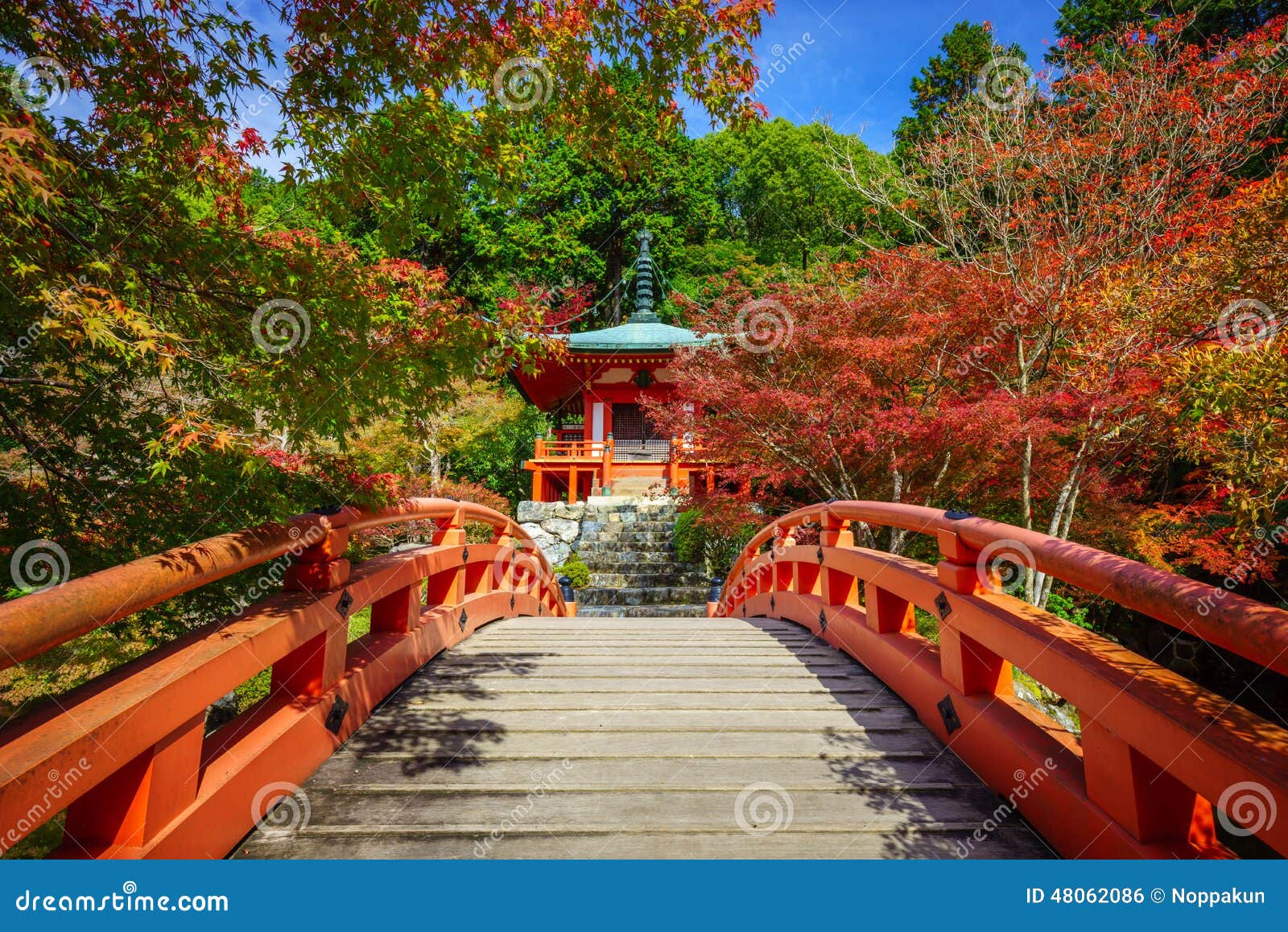 daigoji temple in autumn, kyoto, japan