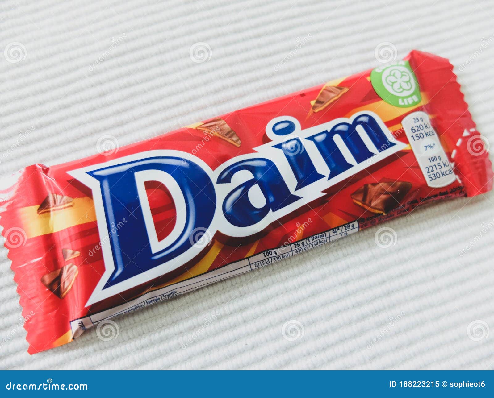 Daim Chocolate Bar, Swedish Chocolat Candies. Editorial Image - Image of  confectionery, caramel: 188223215