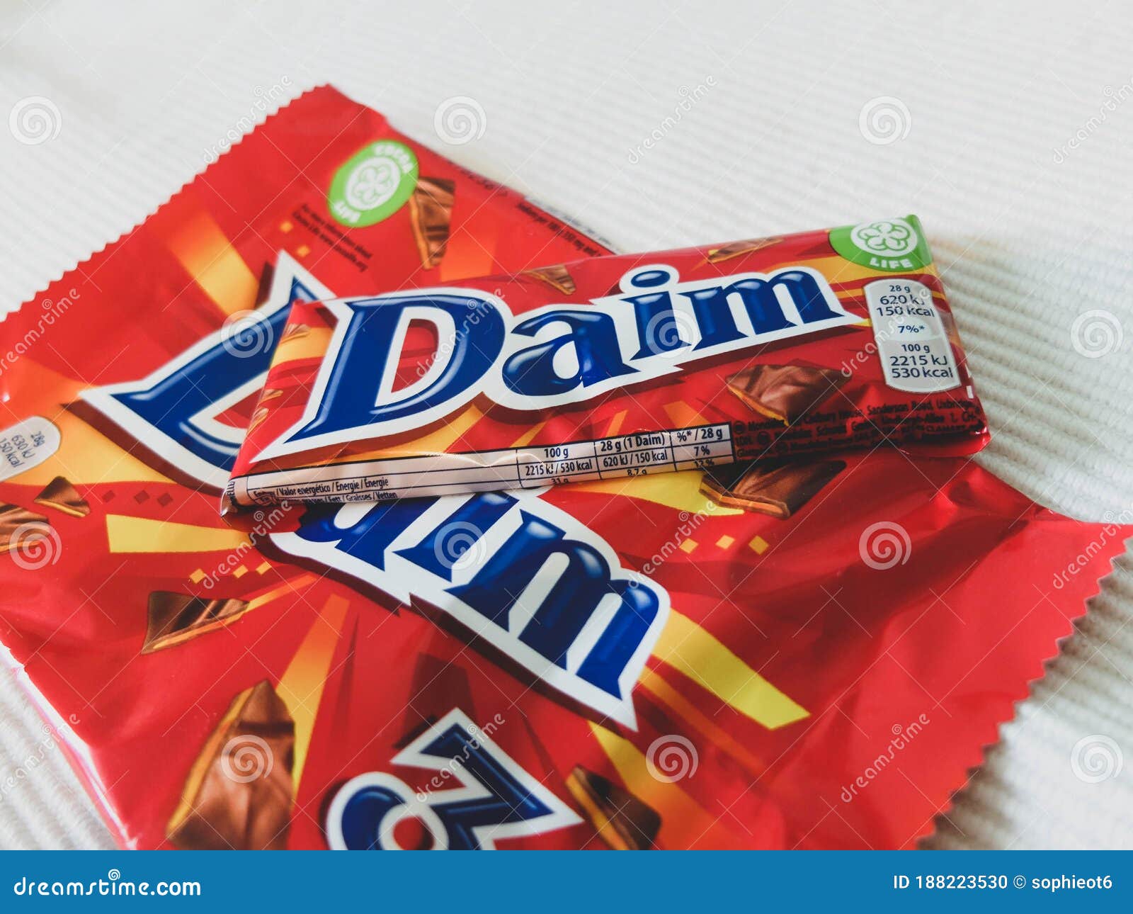 Daim Chocolate Bar, Swedish Chocolat Candies. Editorial Image - Image of  mondelez, commercial: 188224585