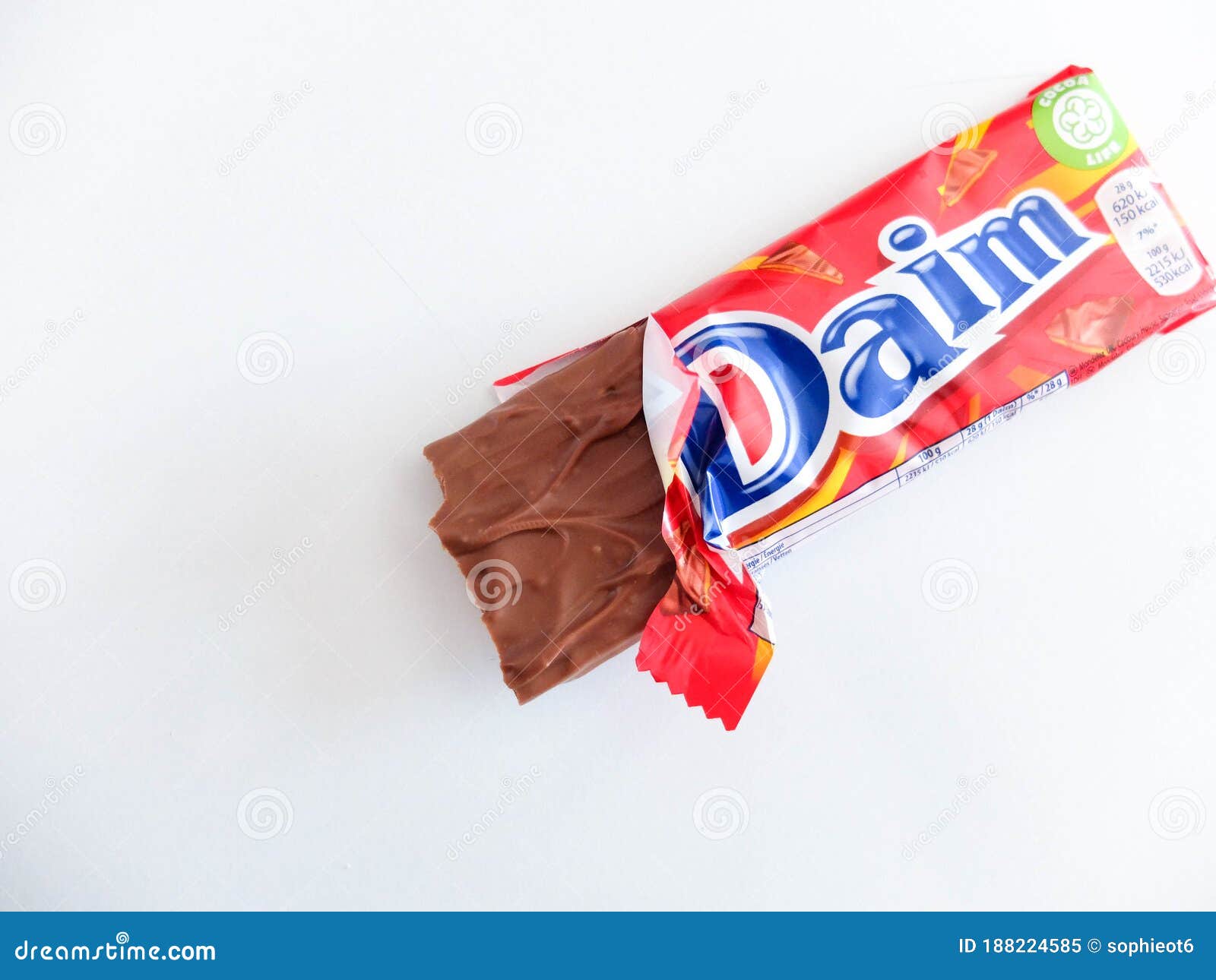 Daim Chocolate Bar, Swedish Chocolat Candies. Editorial Image - Image of  mondelez, commercial: 188224585