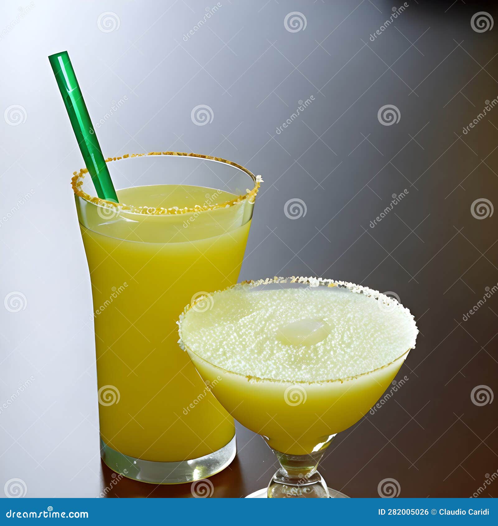 Daiquiri Cocktail. Generative Artificial Intelligence Stock