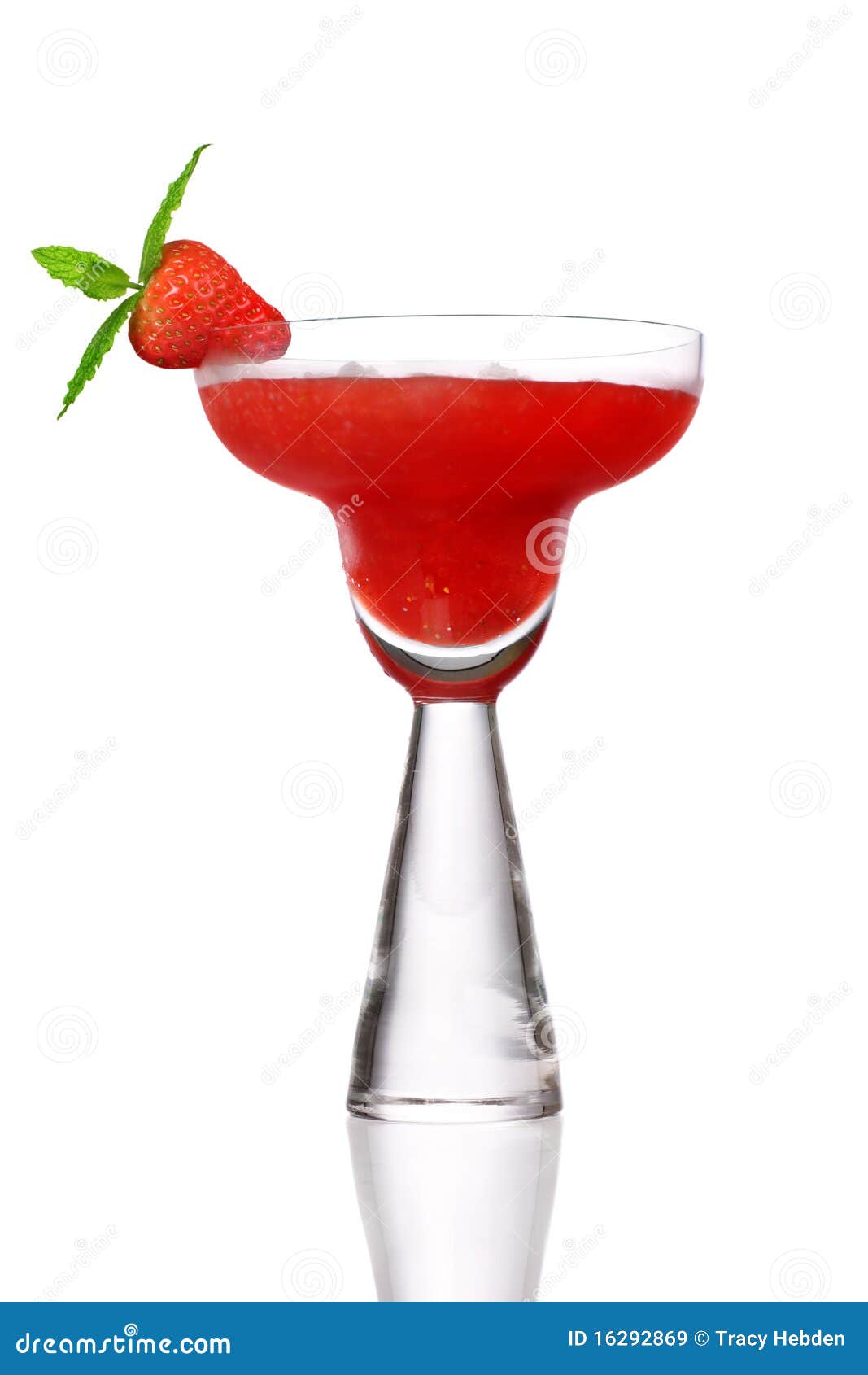 Daiquiri van de aardbei stock afbeelding. Image of geïsoleerd 16292869
