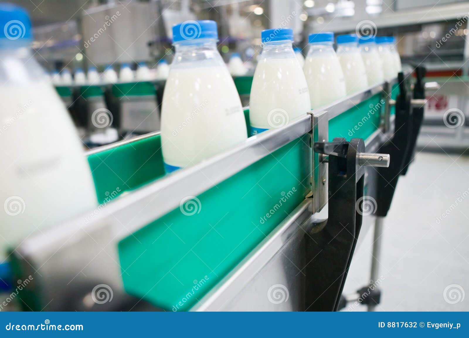 Dairy Plant. stock photo. Image of produce, color, steel - 8817632