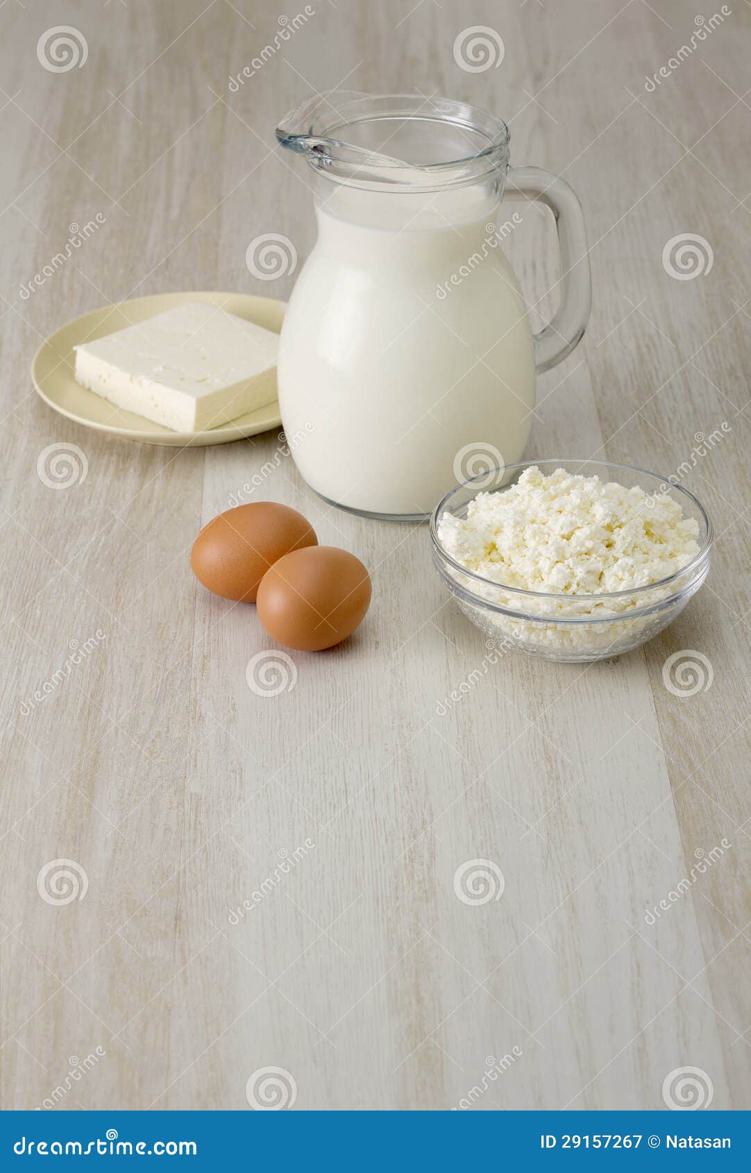 Eggs, Milk, Vegetables And Text Ovolacto Vegetarian Diet Stock Photo