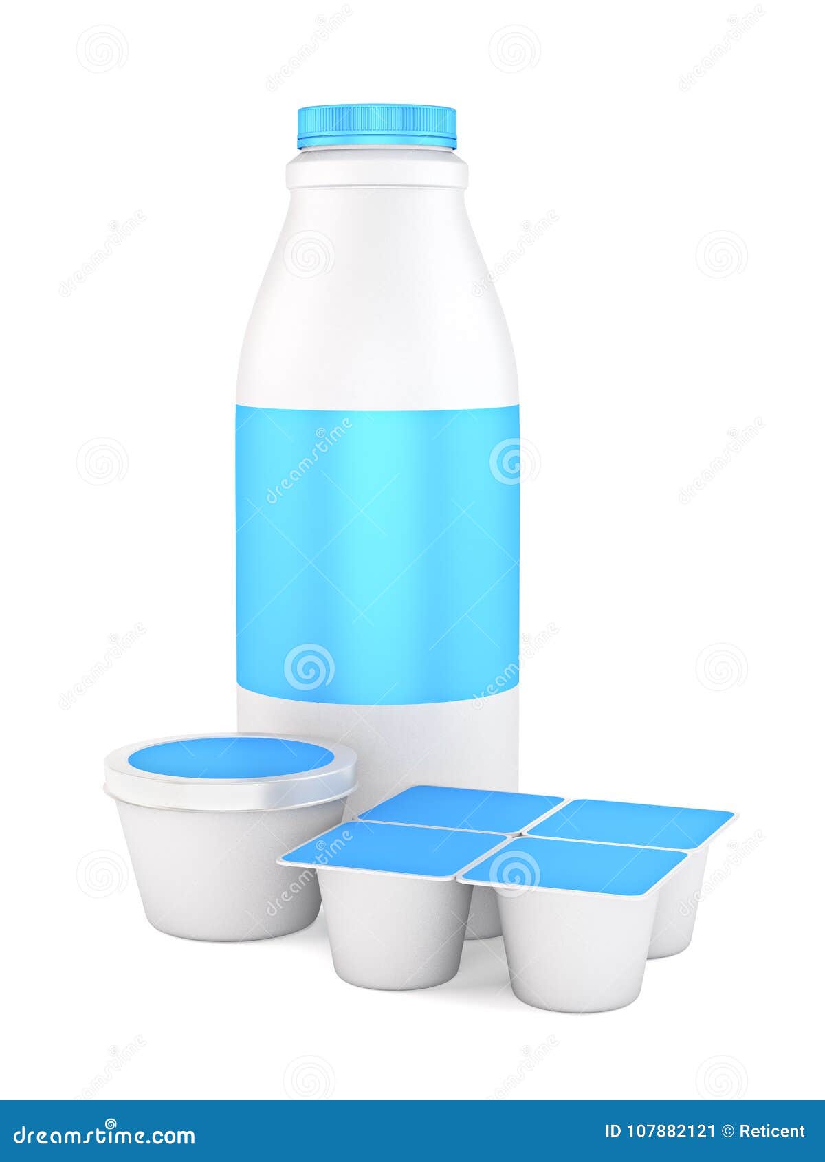 Dairy products stock illustration. Illustration of beverage - 107882121