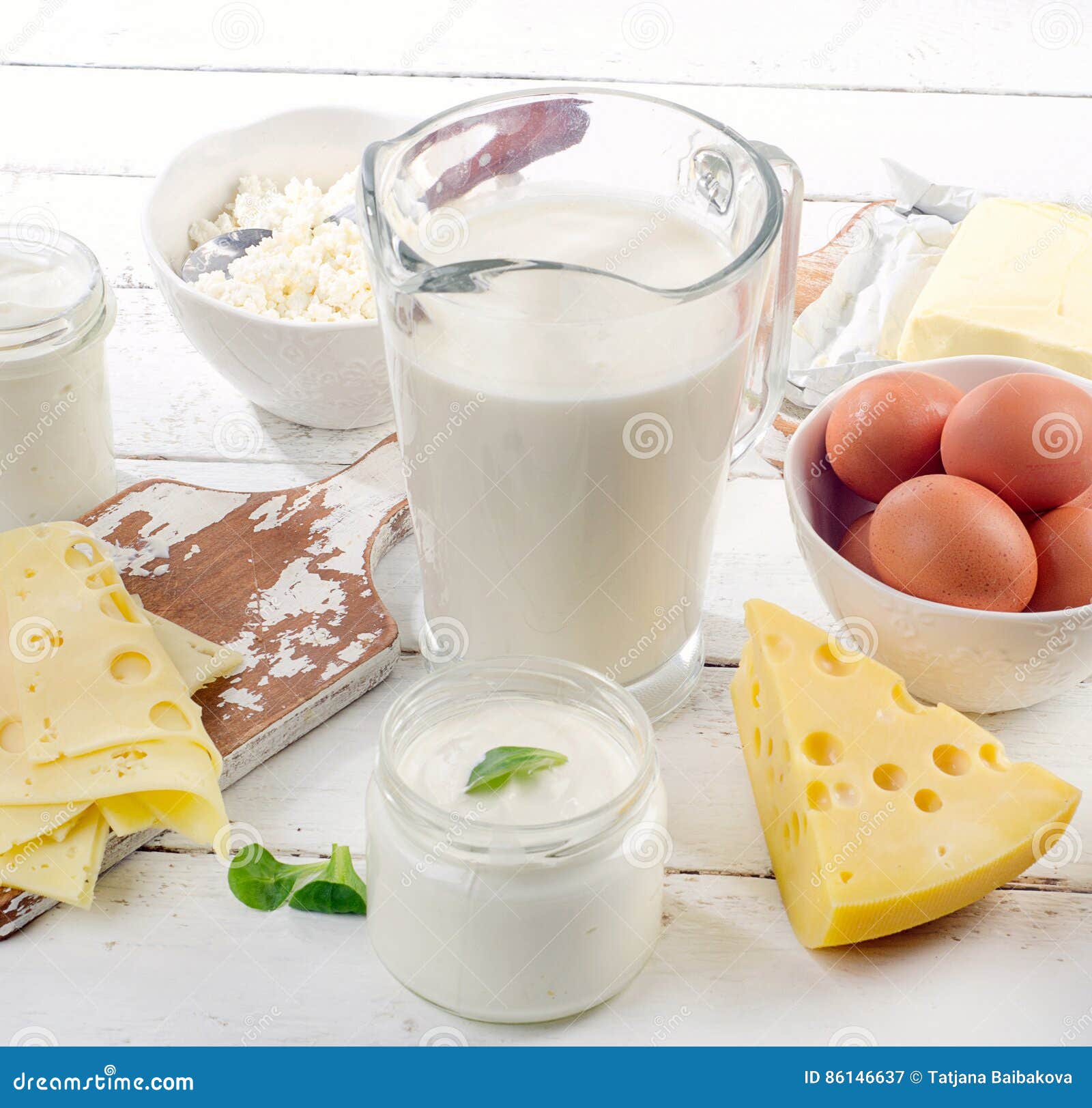 Dairy products stock image. Image of healthy, organic 86146637