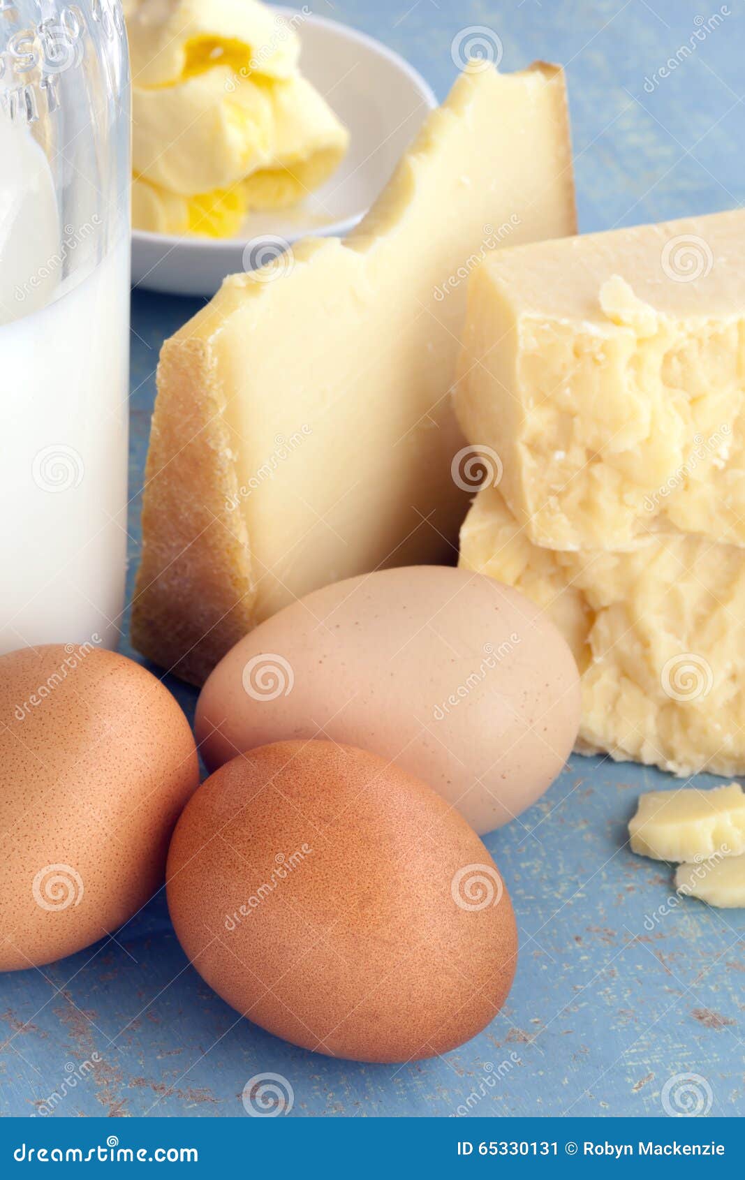 Dairy Products Milk Cheeses Eggs and Butter Stock Image Image of