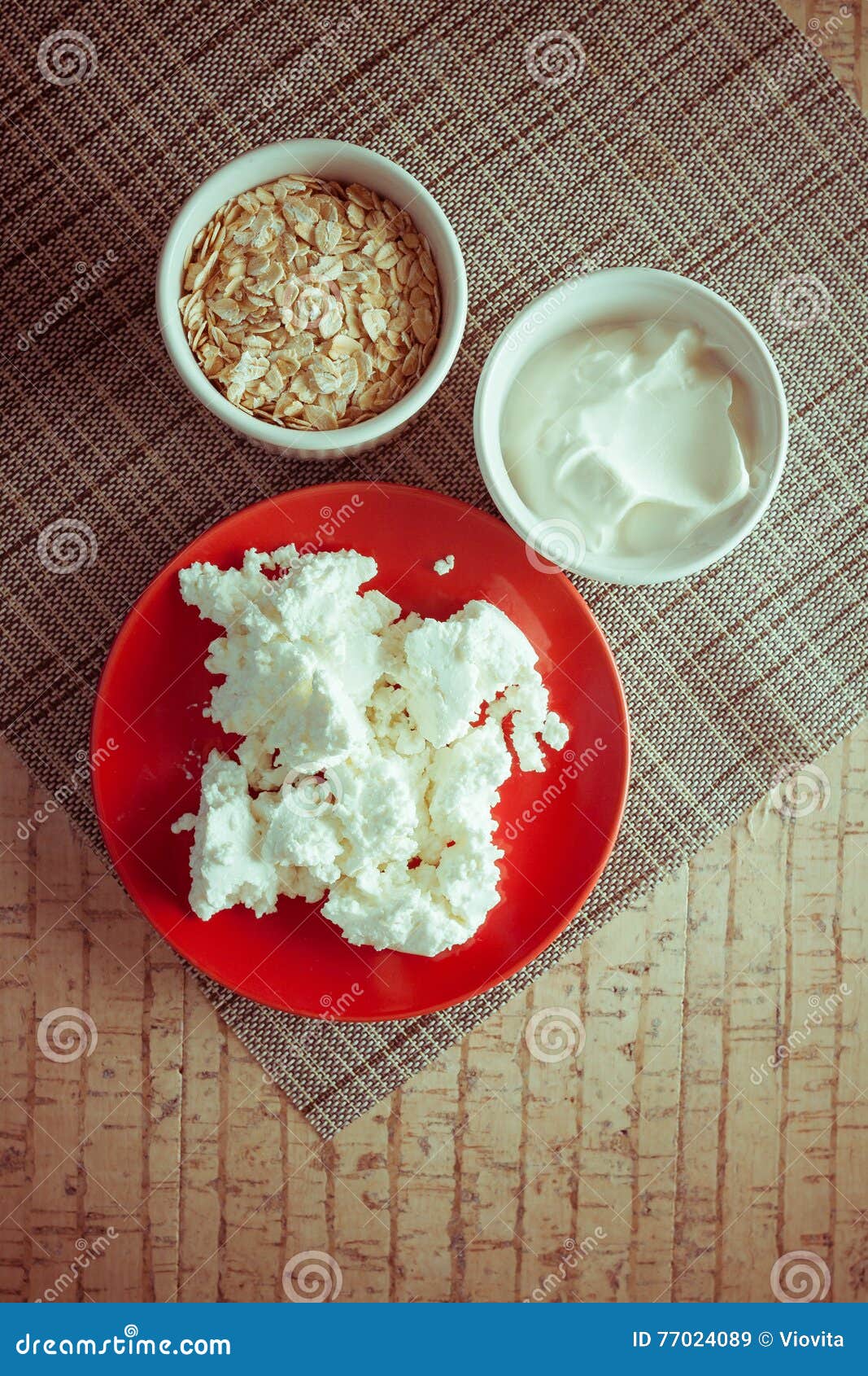 Dairy Products And Wheat Germs Stock Image - Image of ...