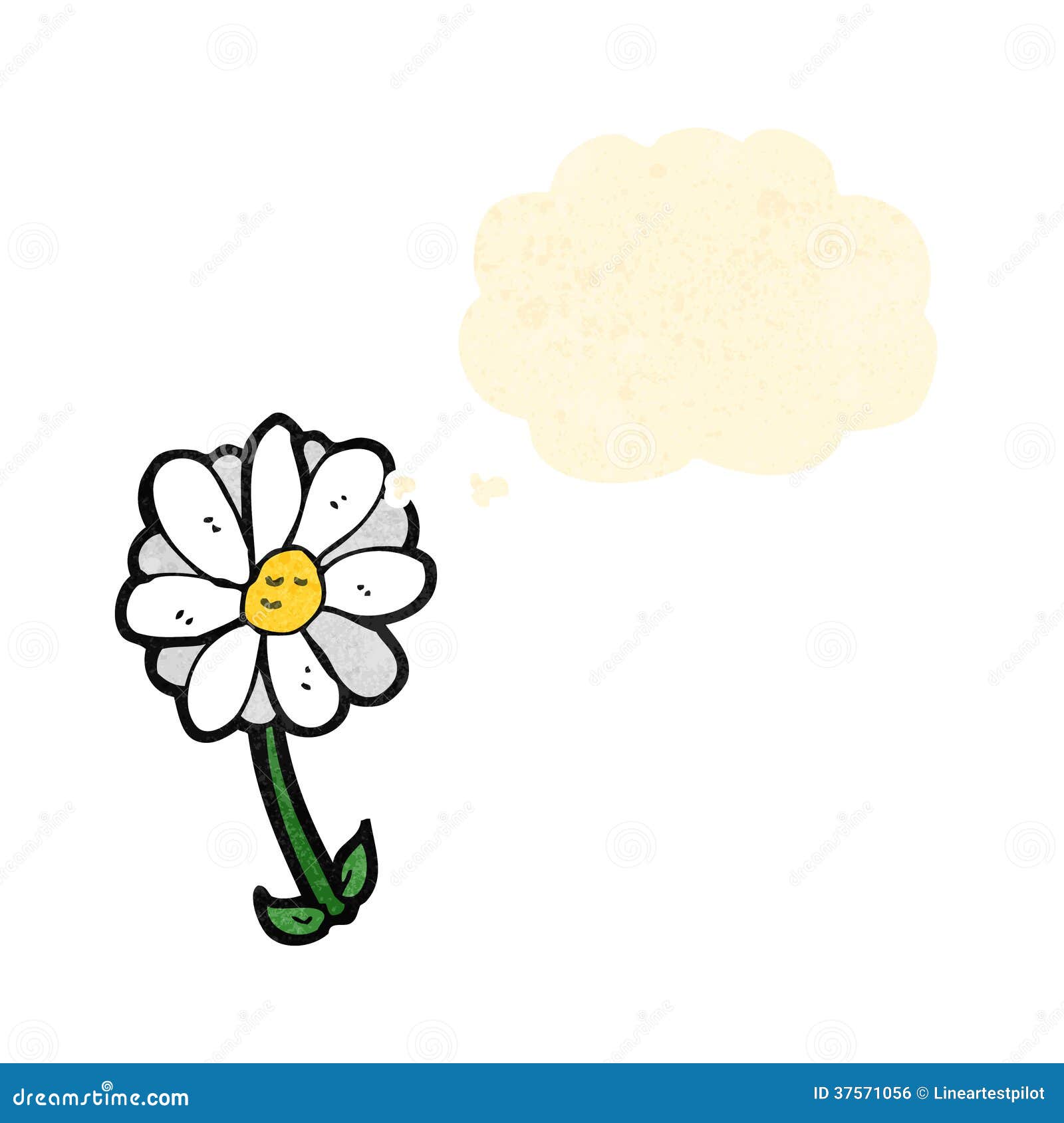 Daisy Cartoon Background Stock Image 14740297