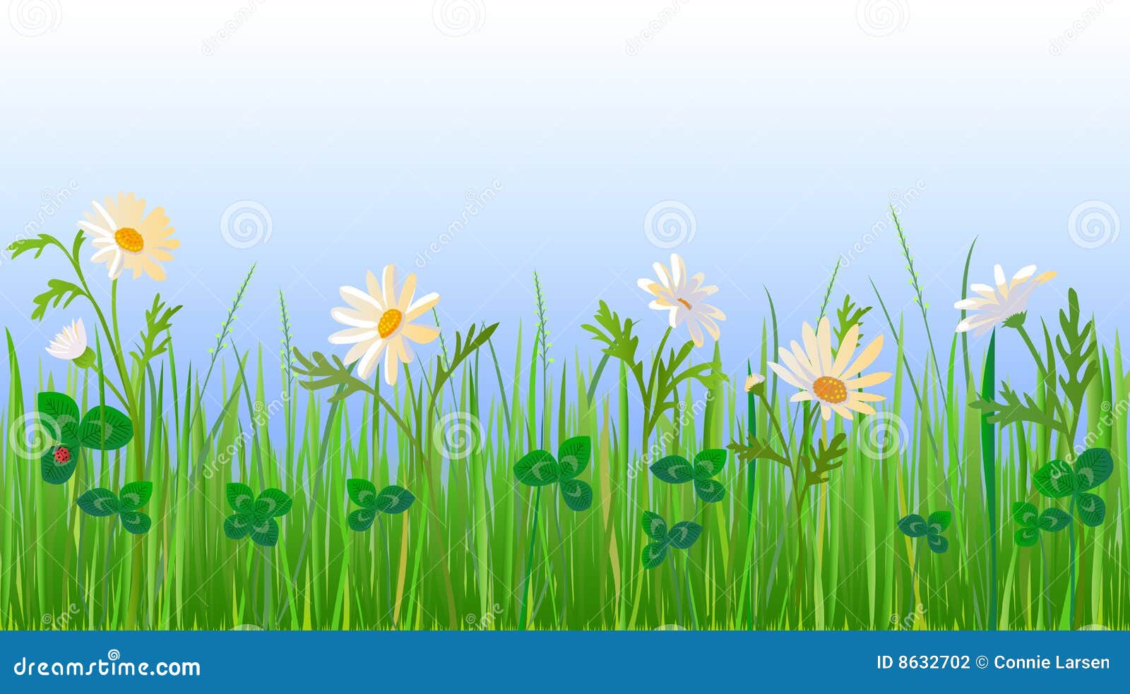 flower meadow clipart - photo #34