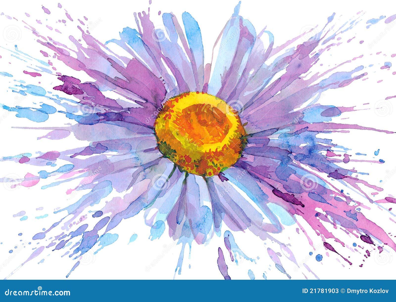 Daisy flower stock illustration. Illustration of banner 21781903