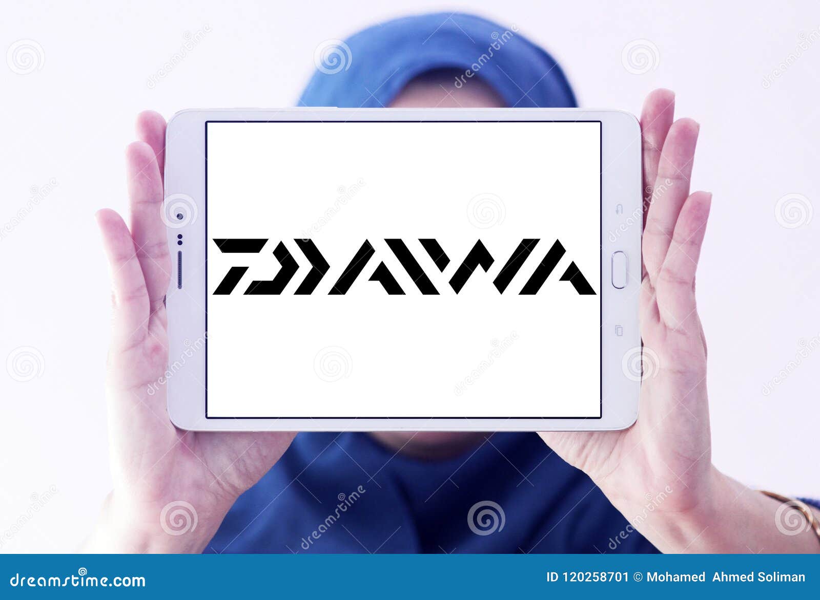 Daiwa钓具品牌商标编辑类照片 图片包括有移动 卷轴 象征 符号 公司 标尺 急性