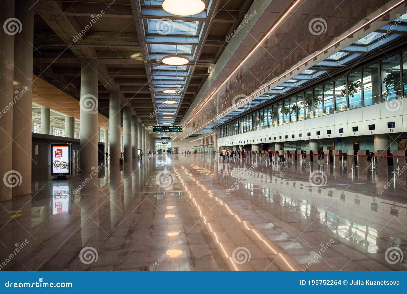 Dalaman, Turkey Oct, 2018 Interior Airport Mugla Dalaman Editorial