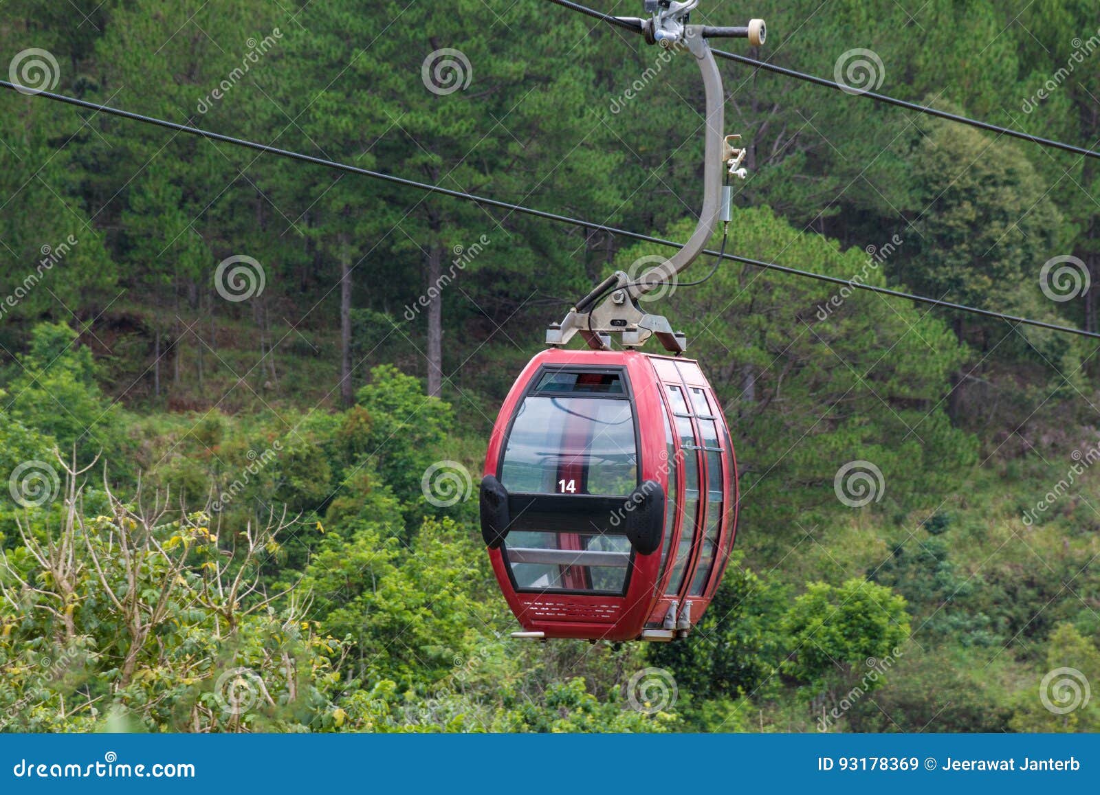 Dalat Cable Car Way at Robin Hill, Vietnam Stock Image Image of