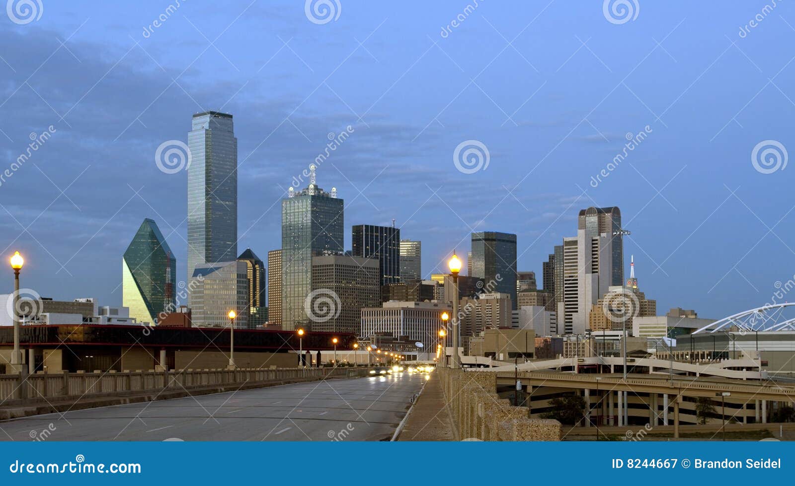Dallas il Texas immagine stock. Immagine di paesaggio 8244667