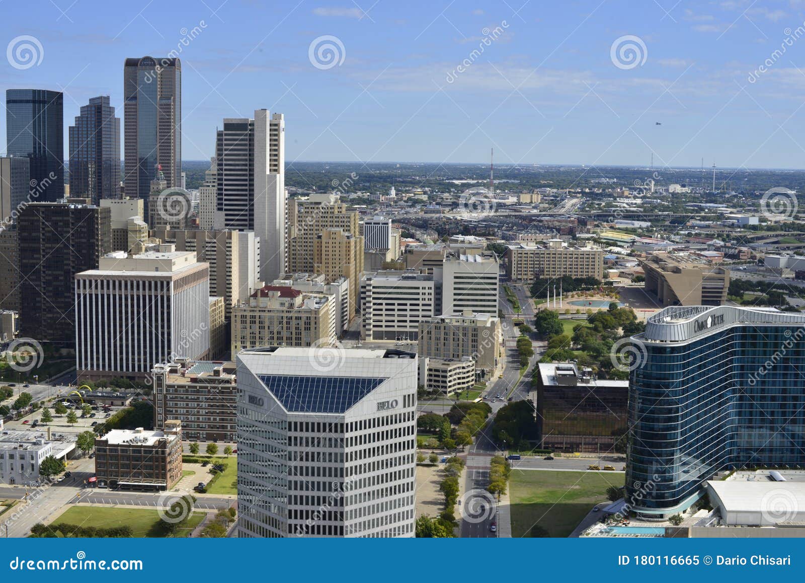 Dallas City Panoramas - Texas USA Editorial Image - Image of area, fort ...