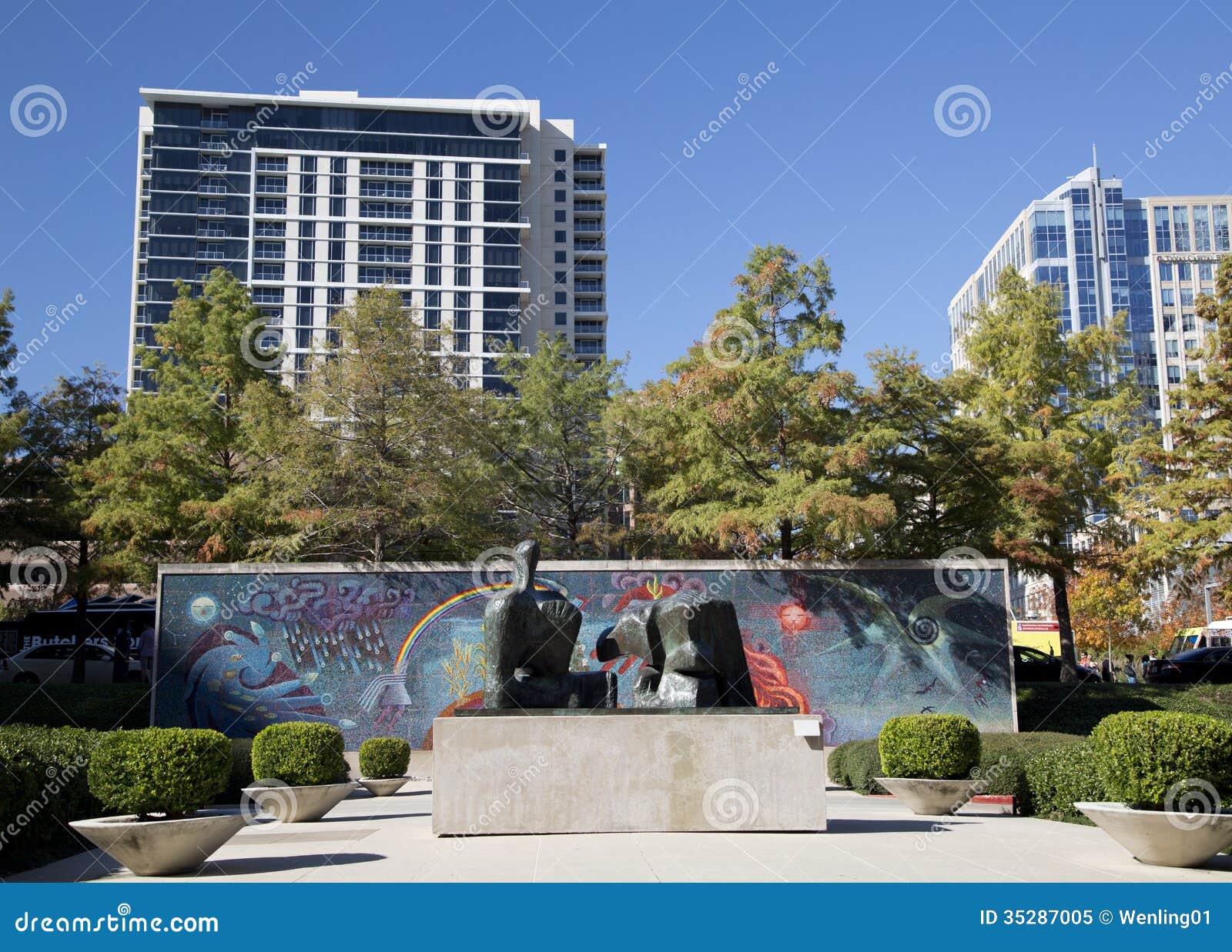 Dallas museum of art editorial image. Image of urban 35287005