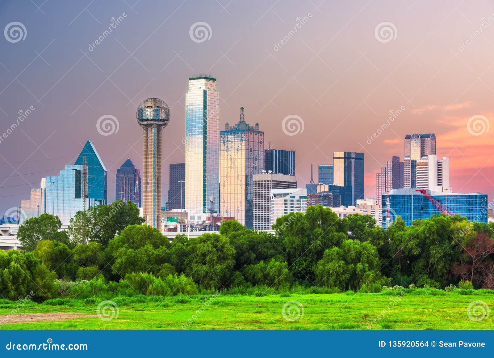 dallas, texas, usa skyline