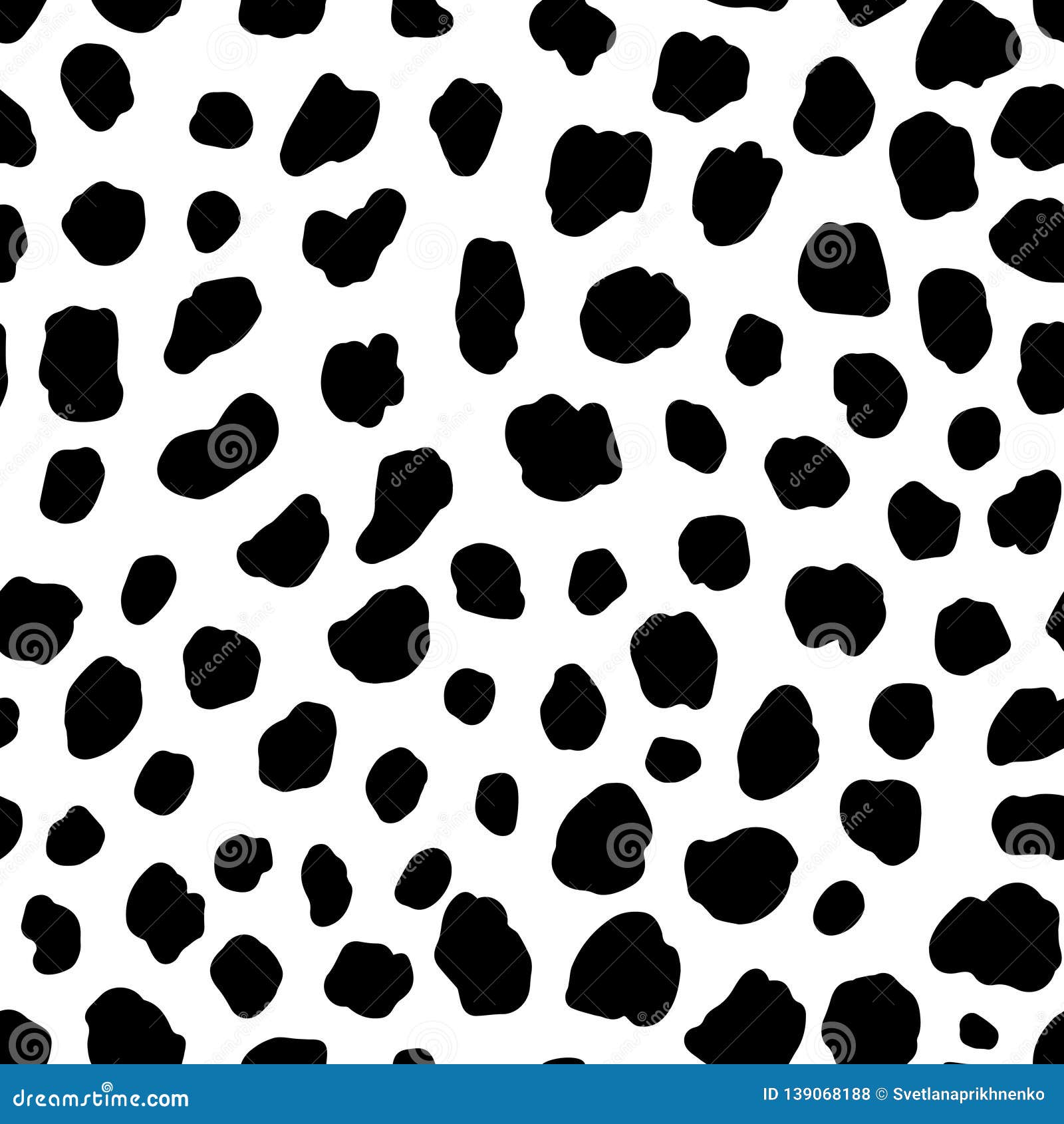 dalmatian dog seamless pattern
