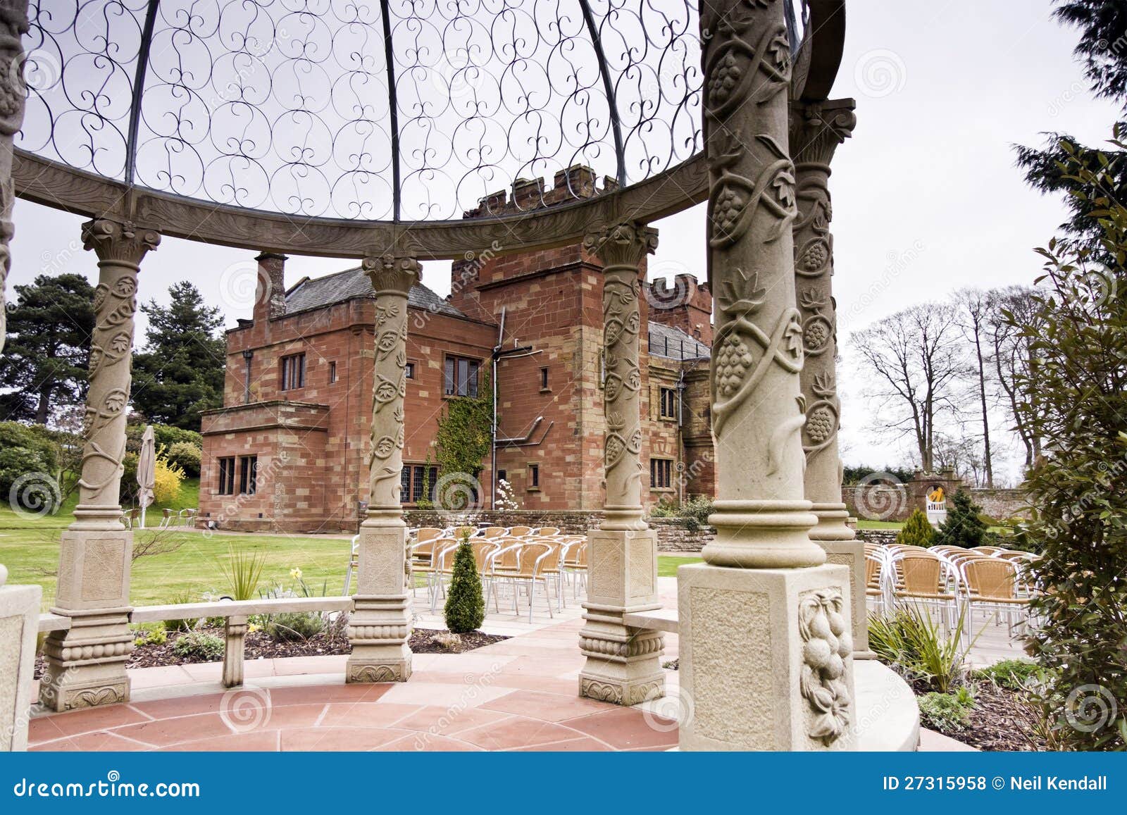 Dalston Hall stock photo. Image of arch, bride, beautiful 27315958