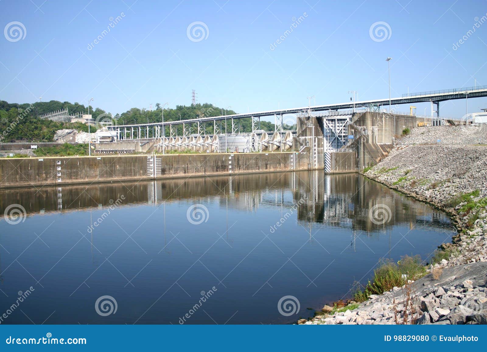 Watts Bar Dam stock photo. Image of tennessee, travel 98829080