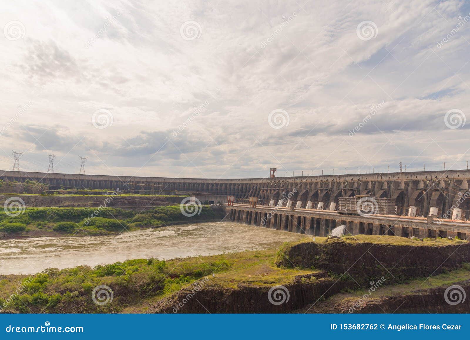 Dam Of Itaipu Hydroelectric Power Plant 06 Editorial Photography Image Of Largest Industry