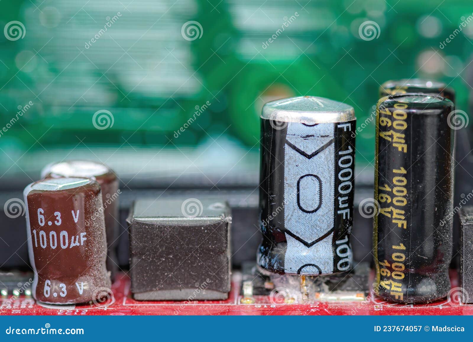 Damaged Capacitor Stock Photography Circuit Diagram