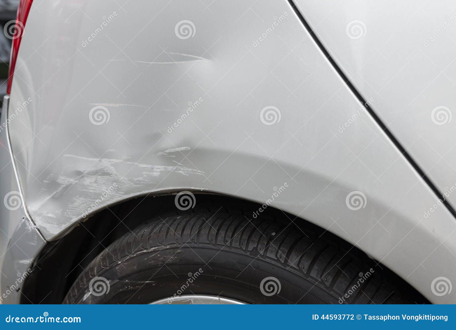Damaged rear bumper stock photo. Image of traffic, transportation