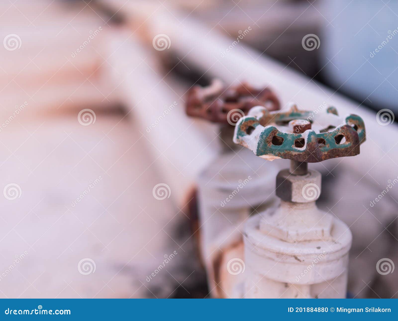 Damaged Valves, Pipes, and Plumbing Pipes, and Lots of Rusting Stock