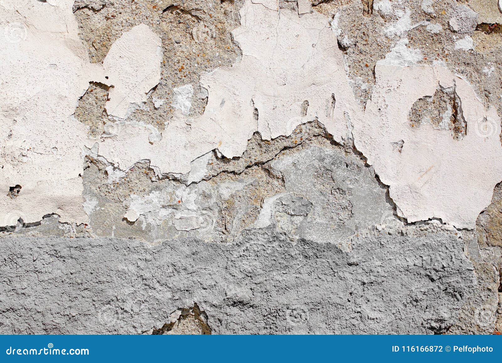 Damaged wall. stock photo. Image of construct, effect 116166872