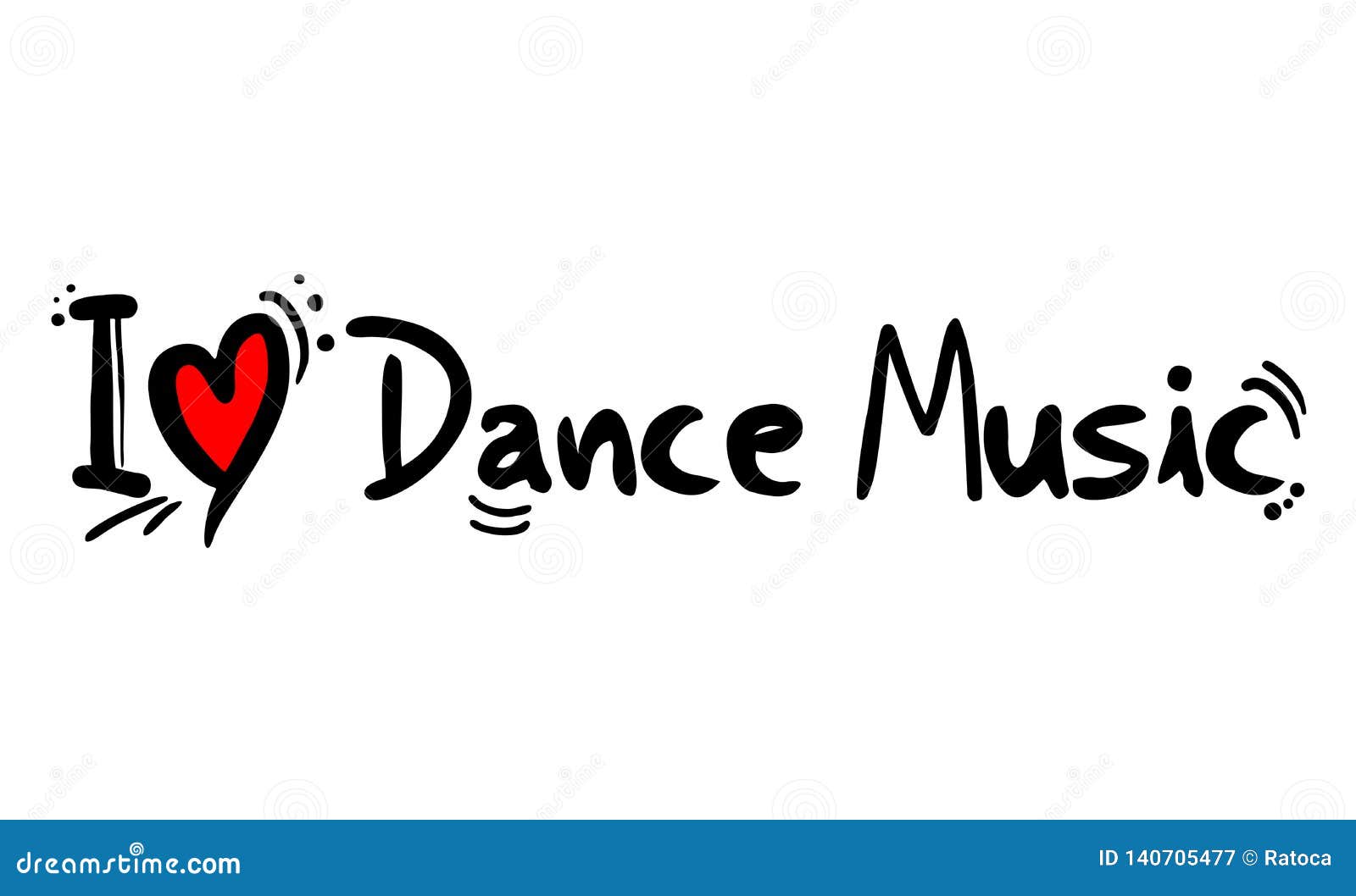 Dance music style love stock vector. Illustration of design 140705477