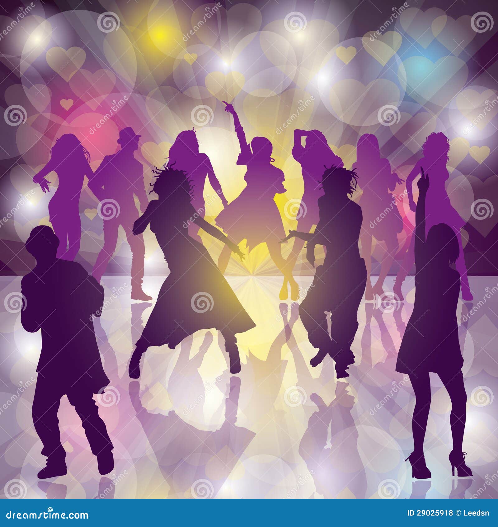 Dance Party Stock Vector Illustration Of Club Dancing 29025918 