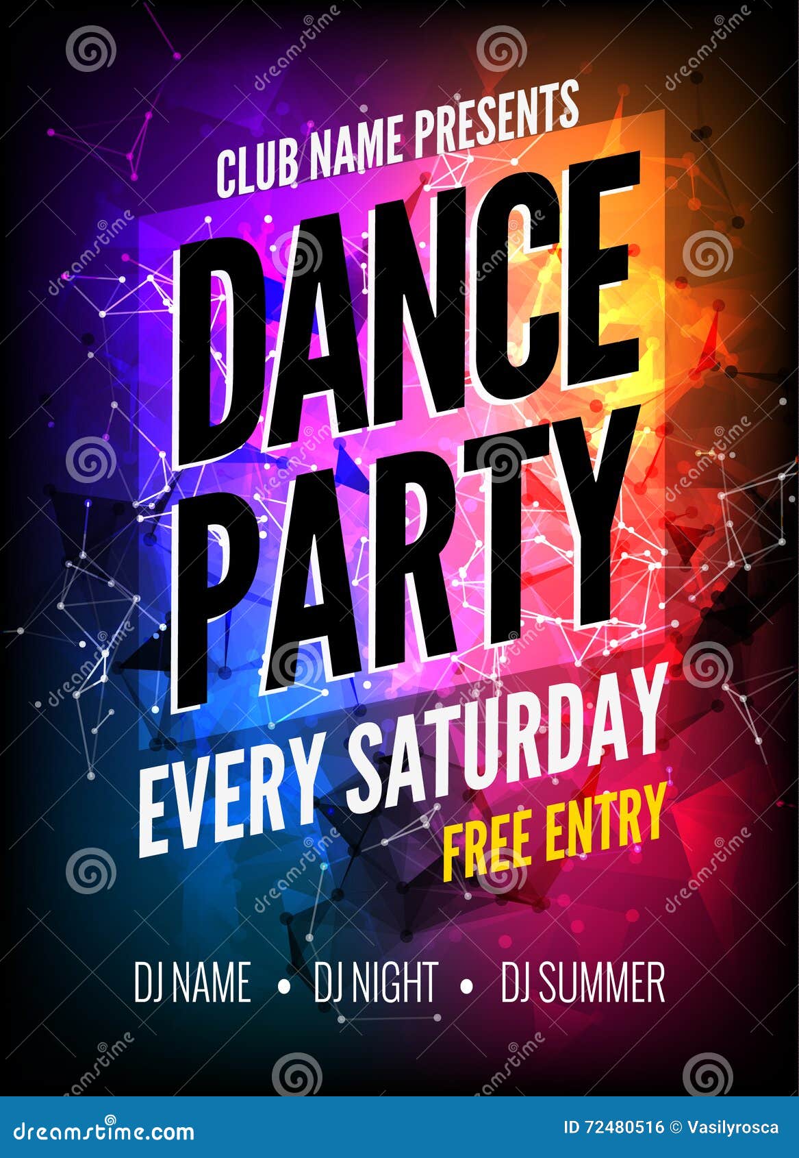 Editable Dance Party Poster Template - vrogue.co