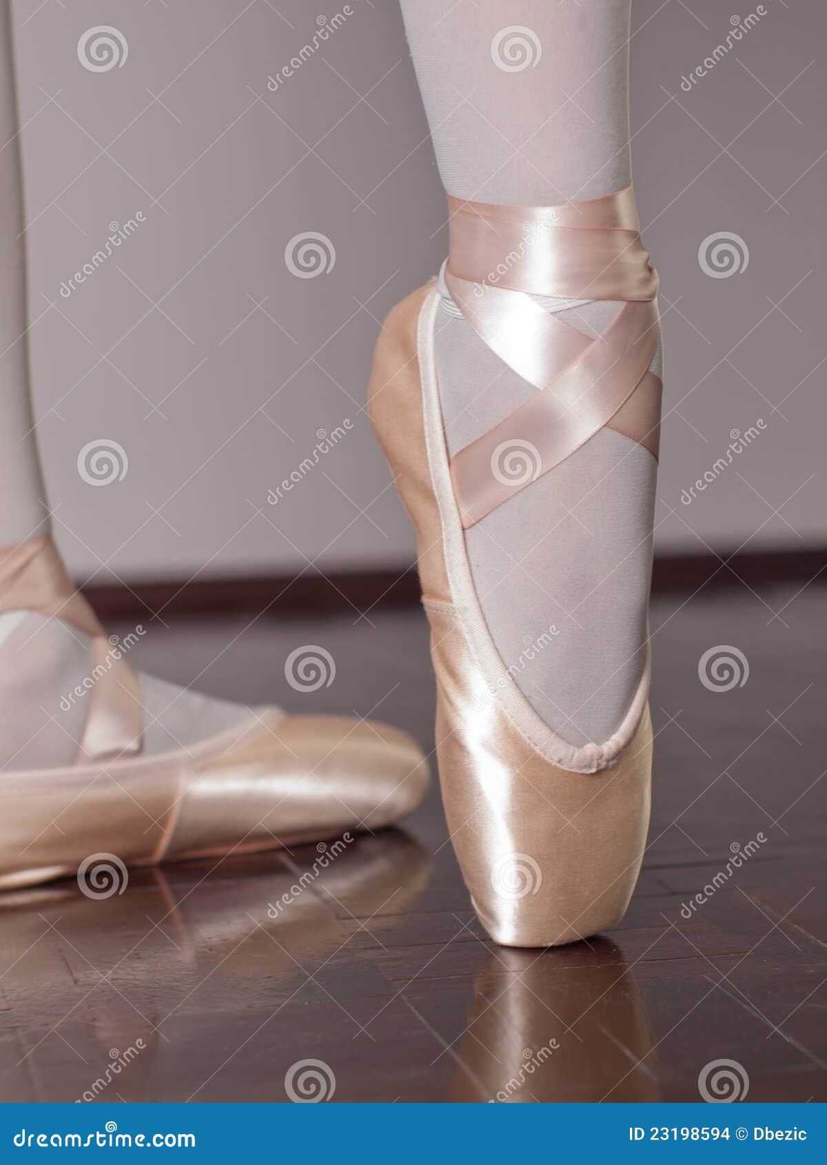 Dancer in Ballet Pointe Shoes Stock Photo Image of beauty, colored