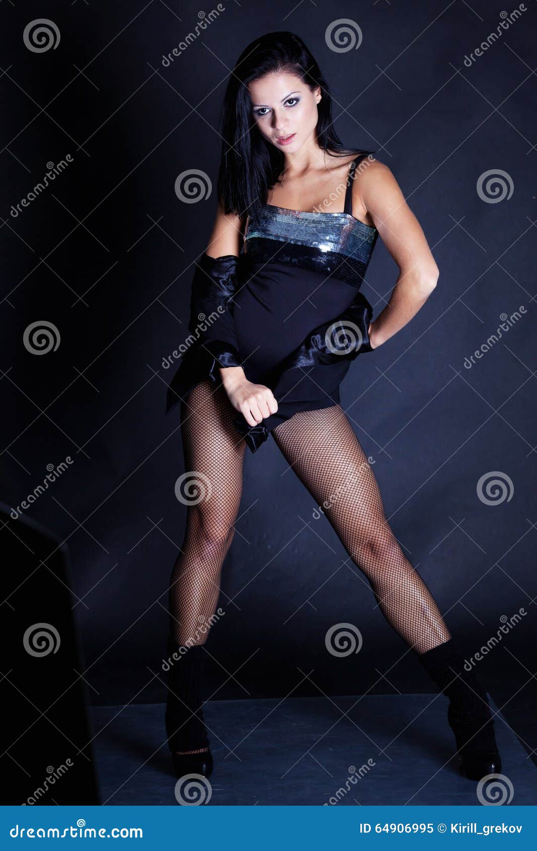 Dancer girl portrait stock image. Image of lovely, dancer - 64906995