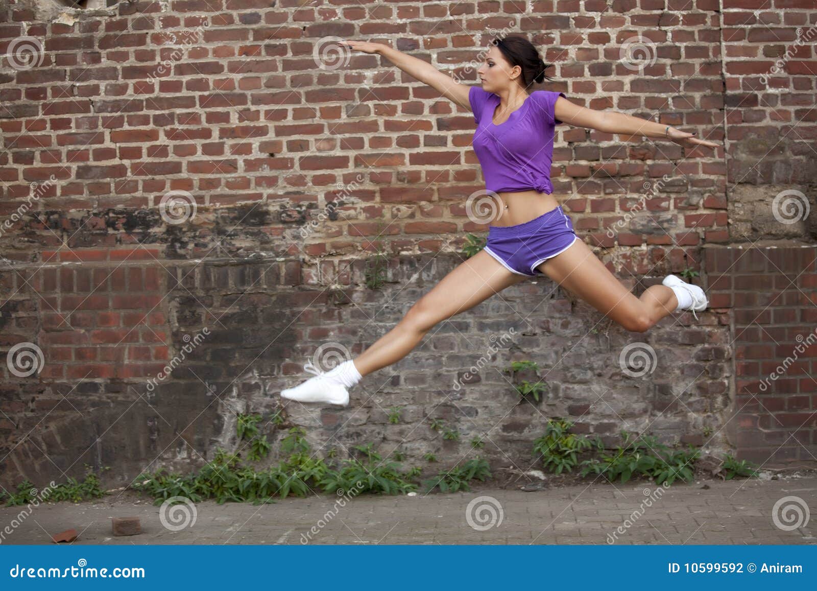 Dancer jumping stock photo. Image of jumping, active 10599592